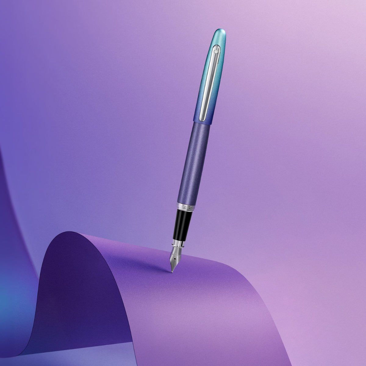 Sheaffer VFM Fountain Pen - Expressions Blue Purple - Pen Boutique Ltd