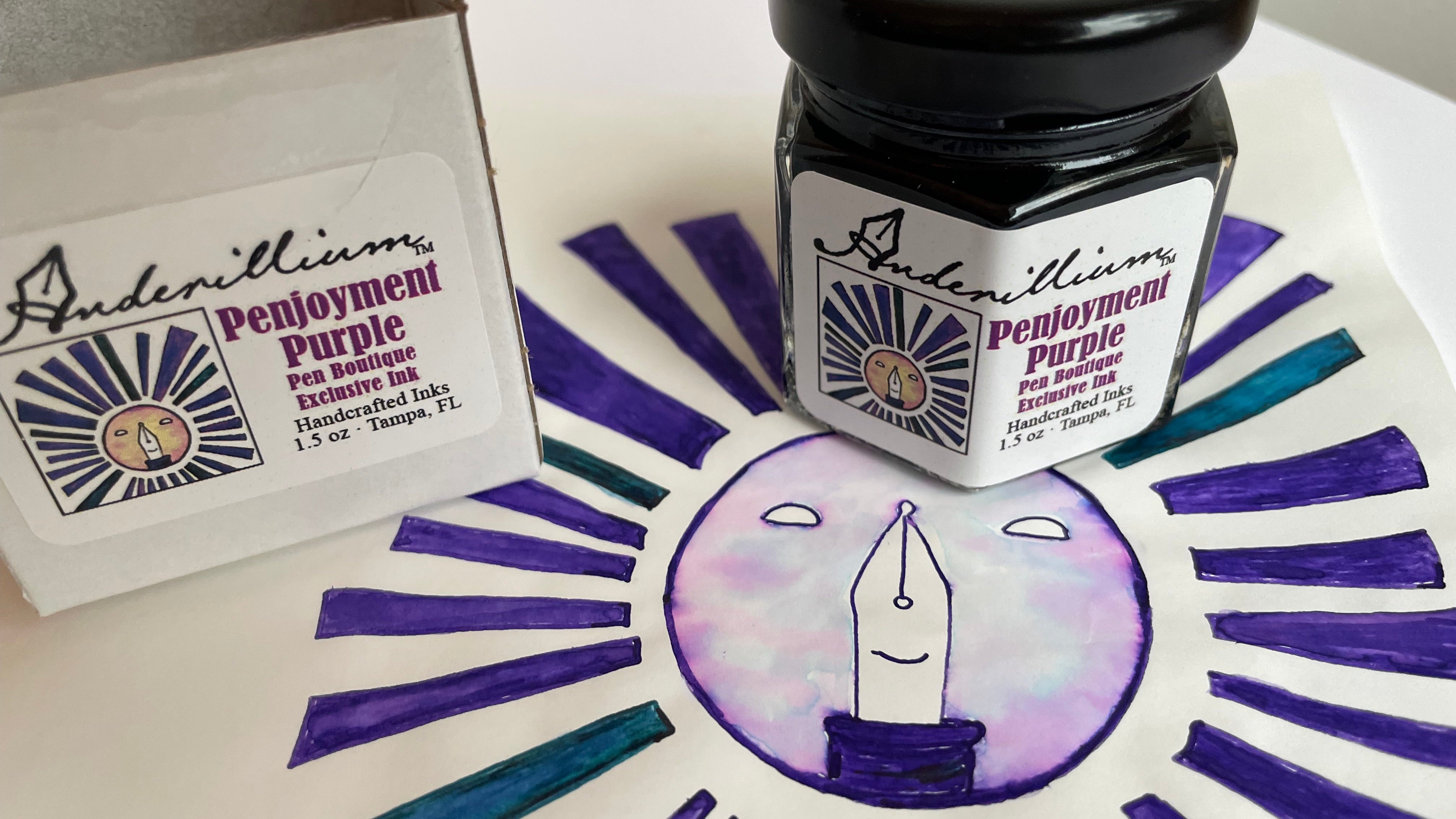 Pen Boutique Exclusive ink 1.5 oz bottle - Penjoyment Purple - Pen Boutique Ltd