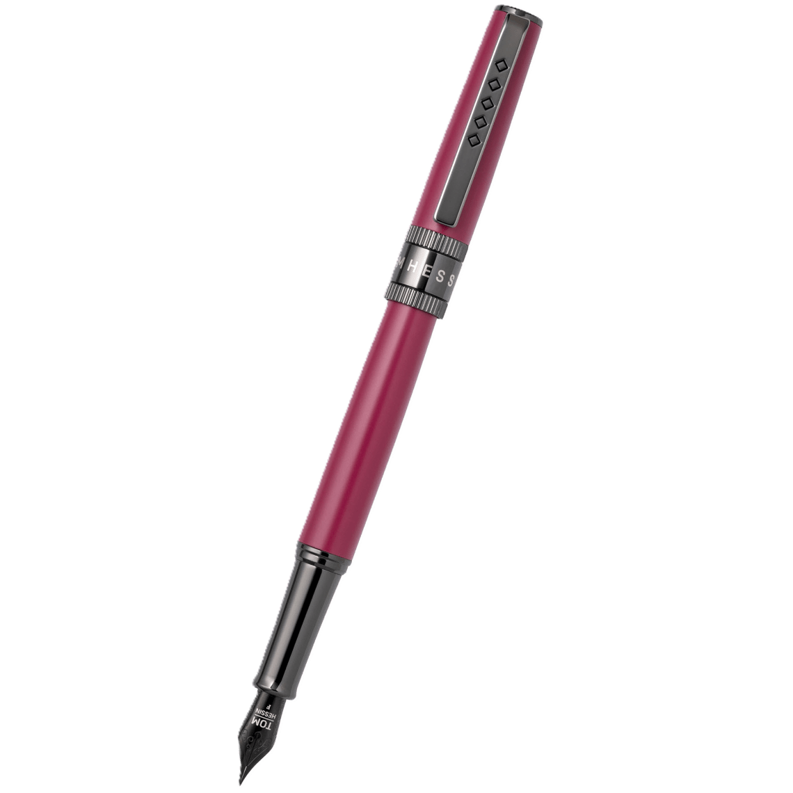 Tom Hessin Rebel "Jewellers Rouge" Fountain Pen - Pen Boutique Ltd