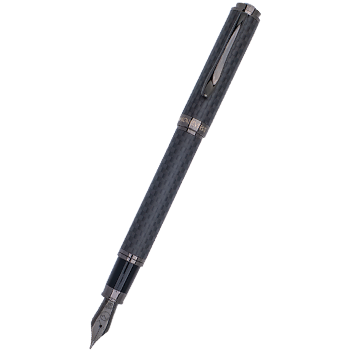 Monteverde Innova Fountain Pen Notebook Set - Carbon Fiber - Gunmetal