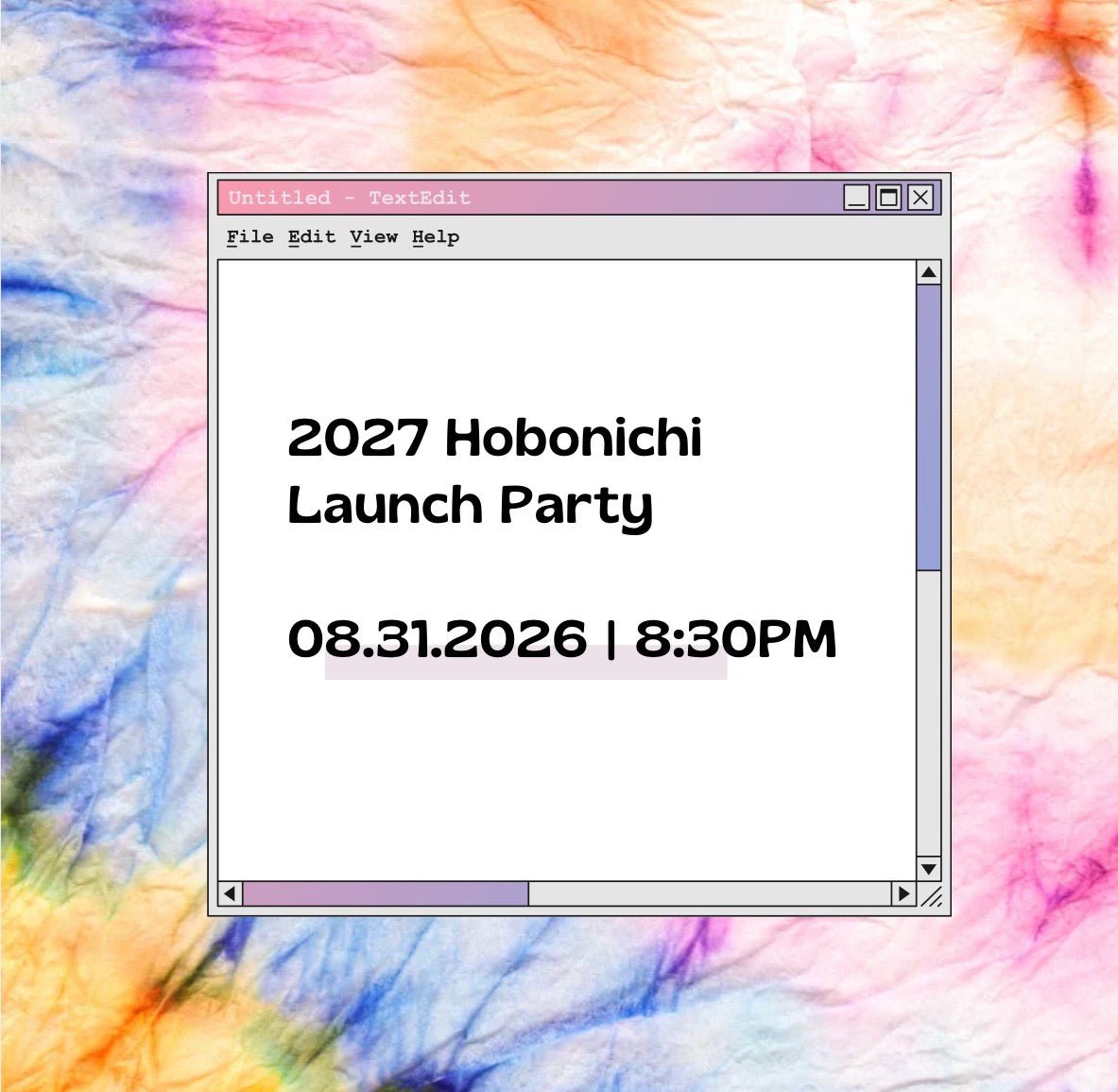 2027 Hobonichi Launch Party - Pen Boutique Ltd