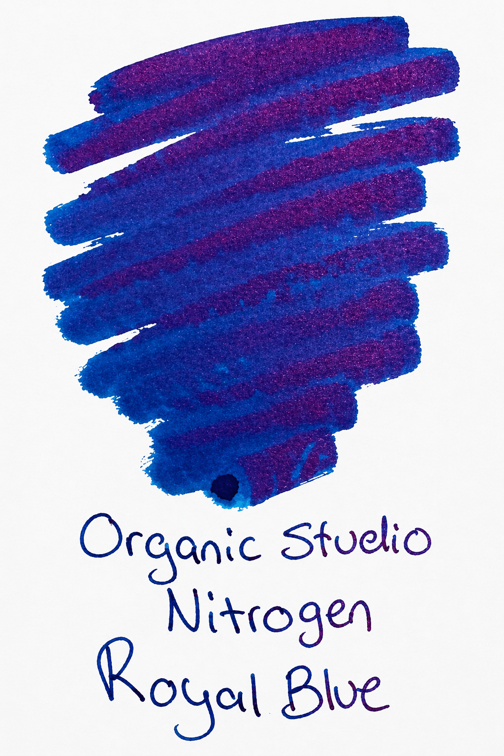 Organics Studio Ink Bottle - Nitrogen Royal Blue (SHEEN) - Pen Boutique Ltd