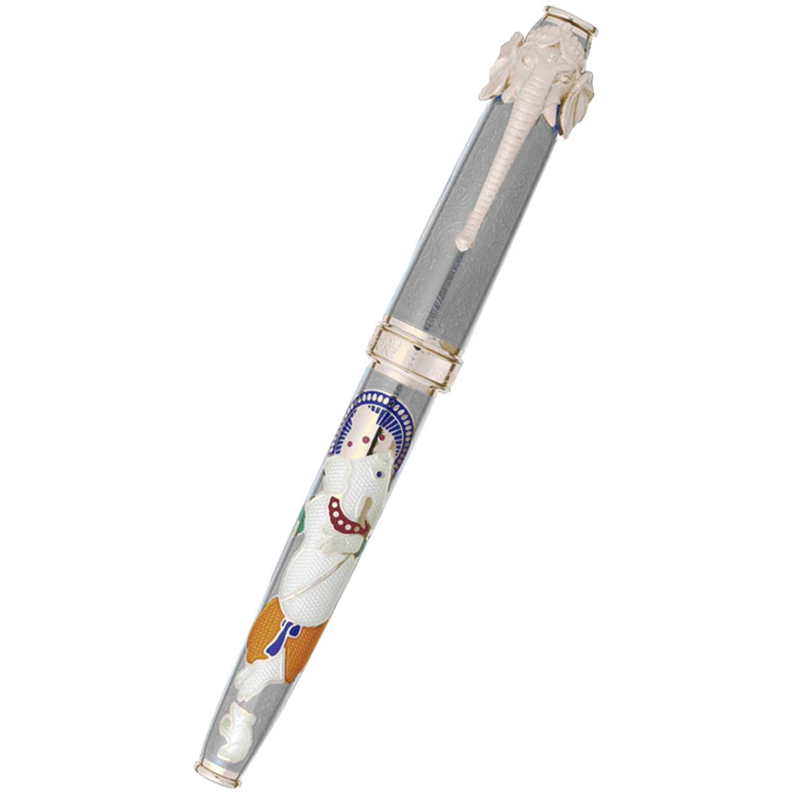David Oscarson Lord Ganesha Rollerball Pen - Verdigris-Pen Boutique Ltd