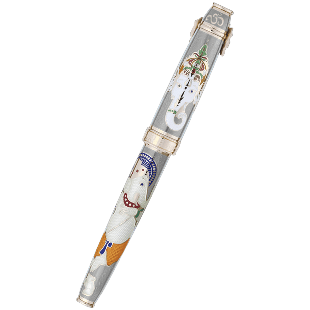 David Oscarson Lord Ganesha Rollerball Pen - Verdigris - Pen Boutique Ltd