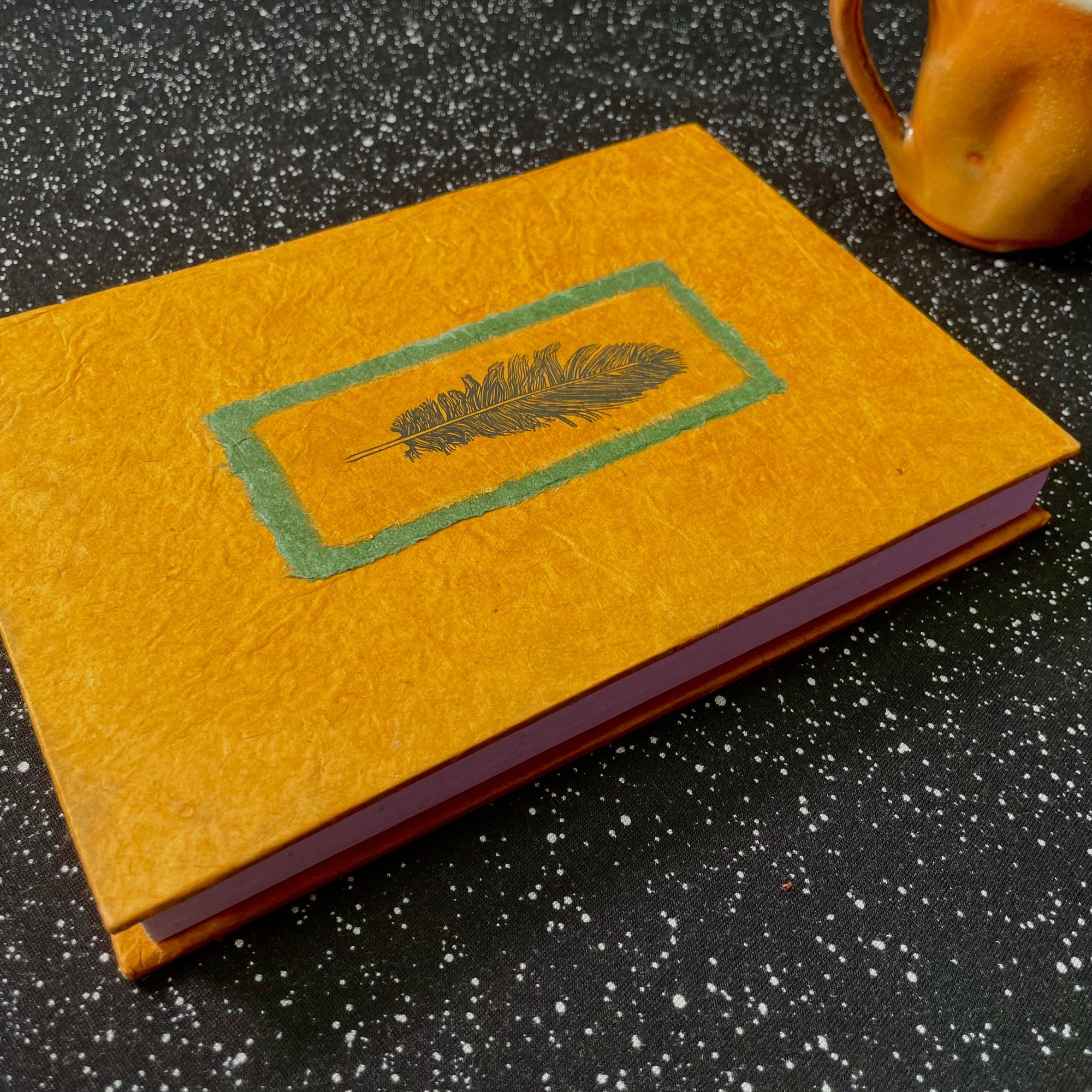 Monk Paper Hard Cover Journal - Saffron - Pen Boutique Ltd