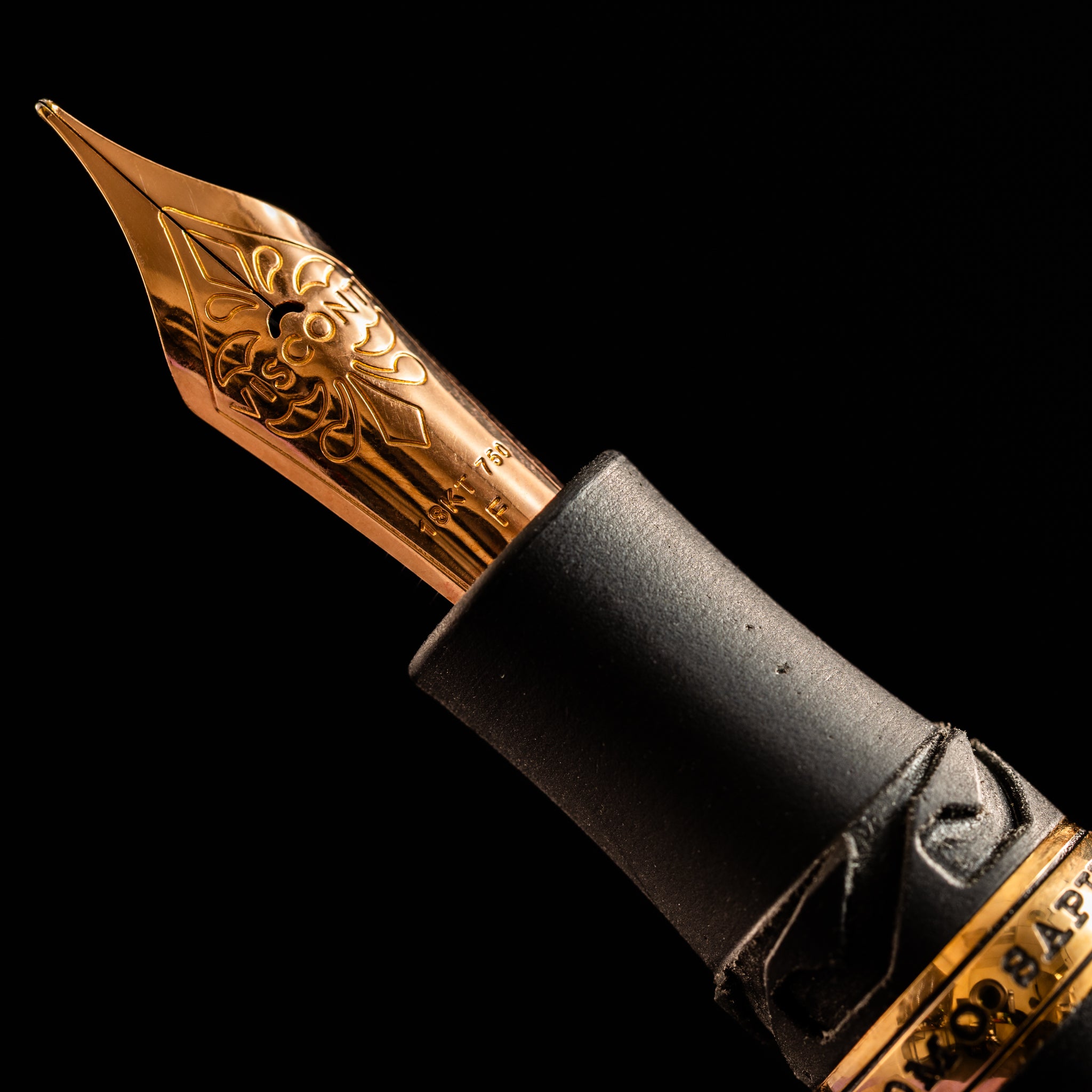 Visconti Homo Sapiens Fountain Pen – Volcano Lava Black – Bronze Trim - Pen Boutique Ltd