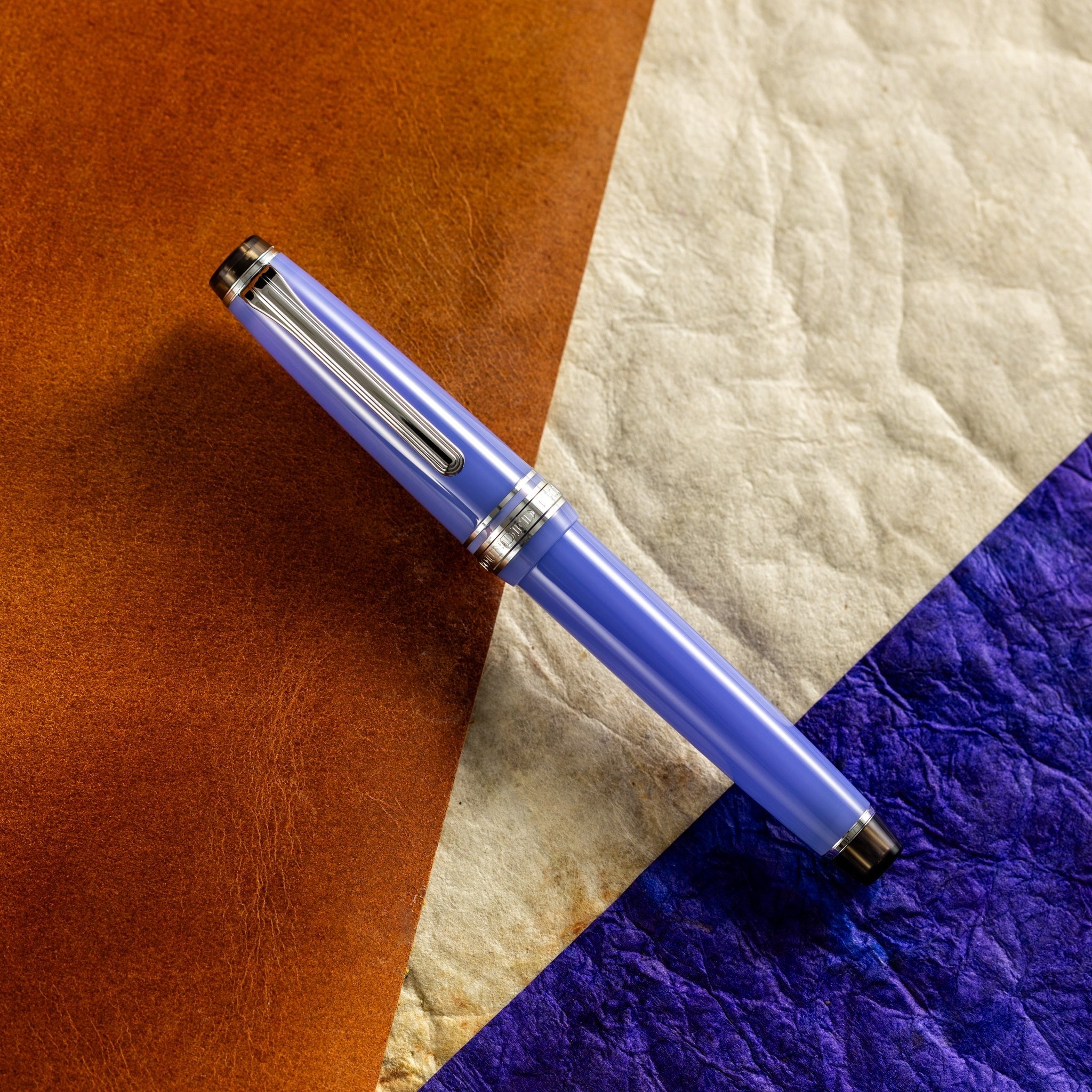 Sailor Professional Gear Slim Manyo Fountain Pen Set - Special Edition - Purple - Dianthus - Pen Boutique Ltd