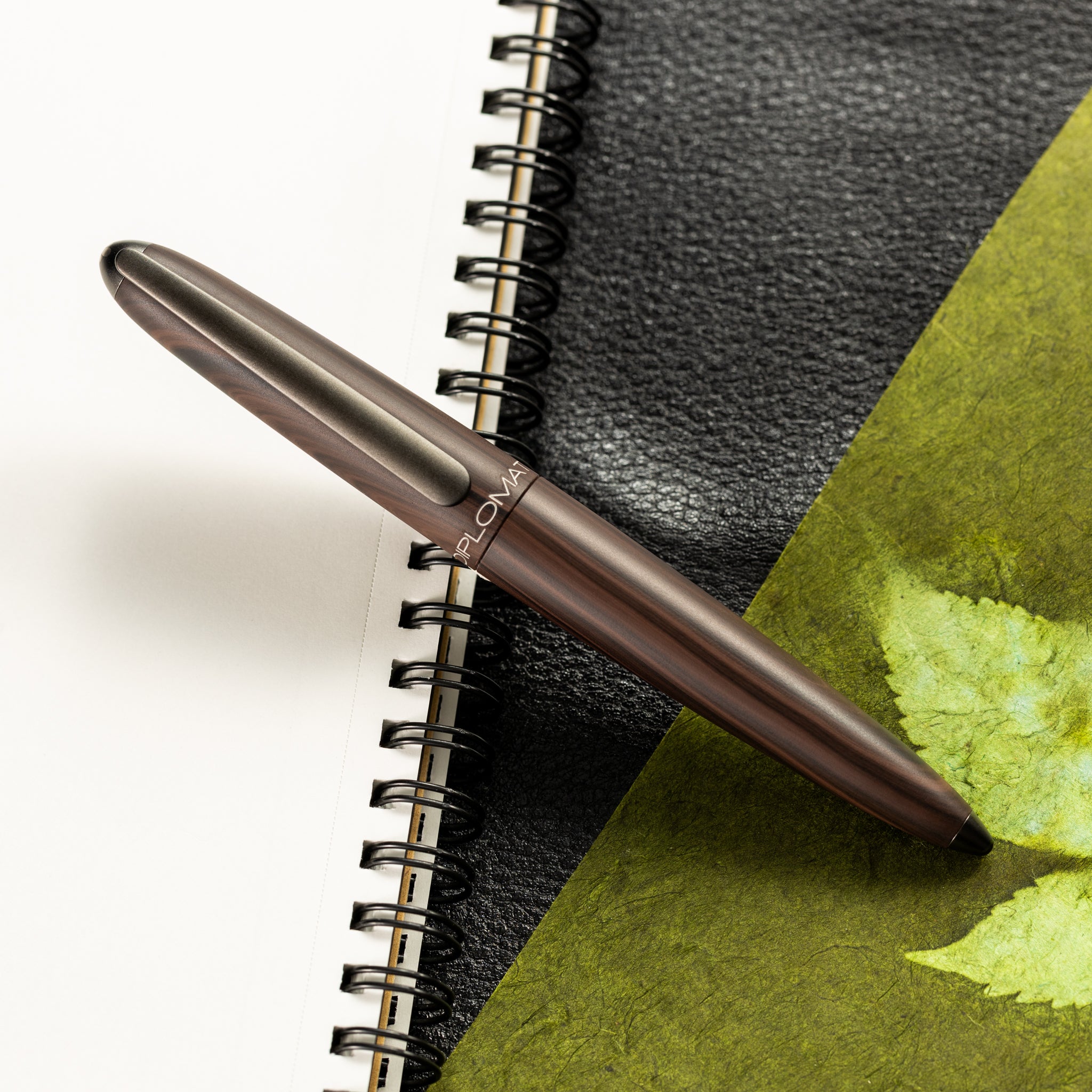 Diplomat Aero Fountain Pen - Black Forest - Pen Boutique Ltd
