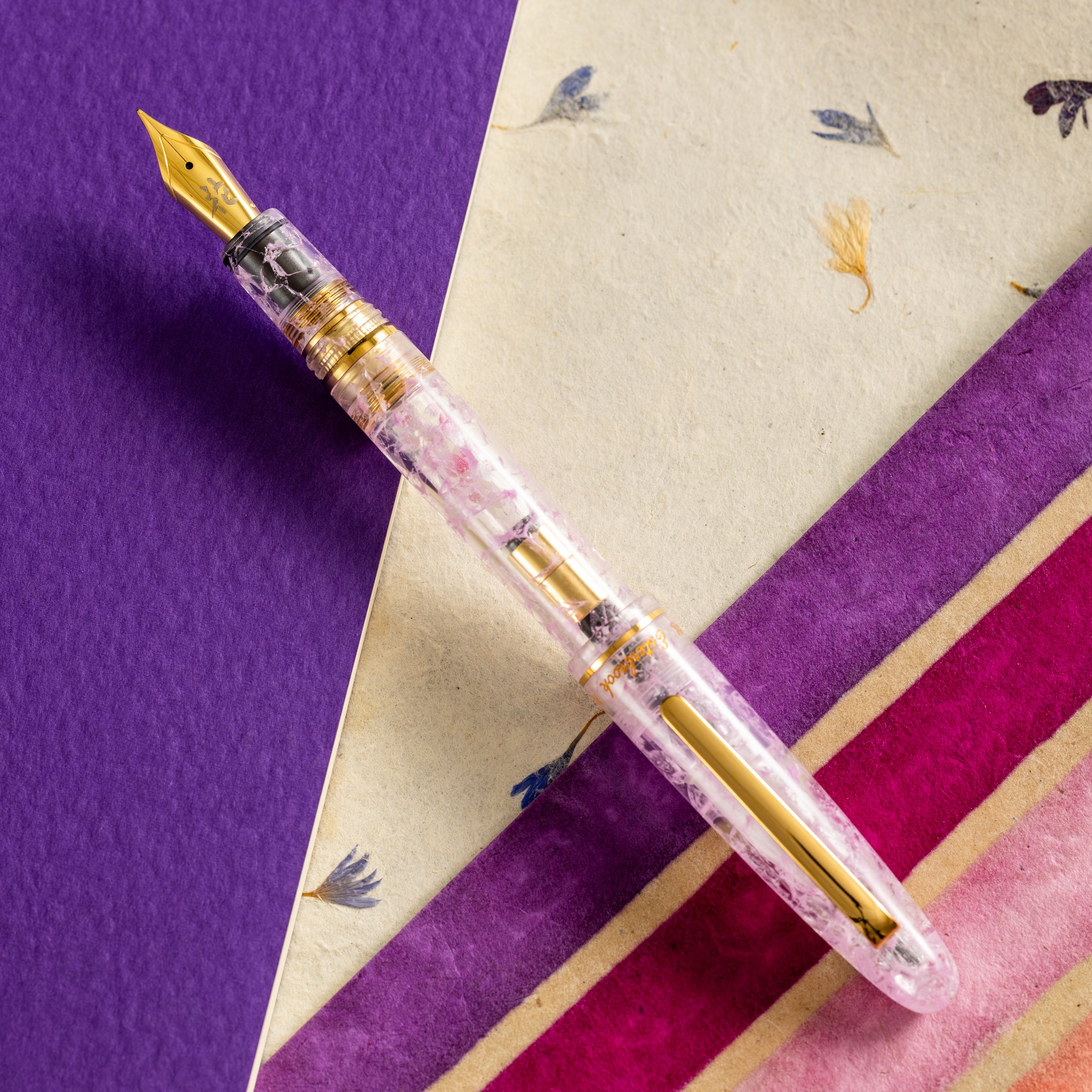 Esterbrook x BUNGUBOX Estie Fountain Pen - The Kachofugetsu Flower - Cherry Blossom (Limited Edition) - Pen Boutique Ltd