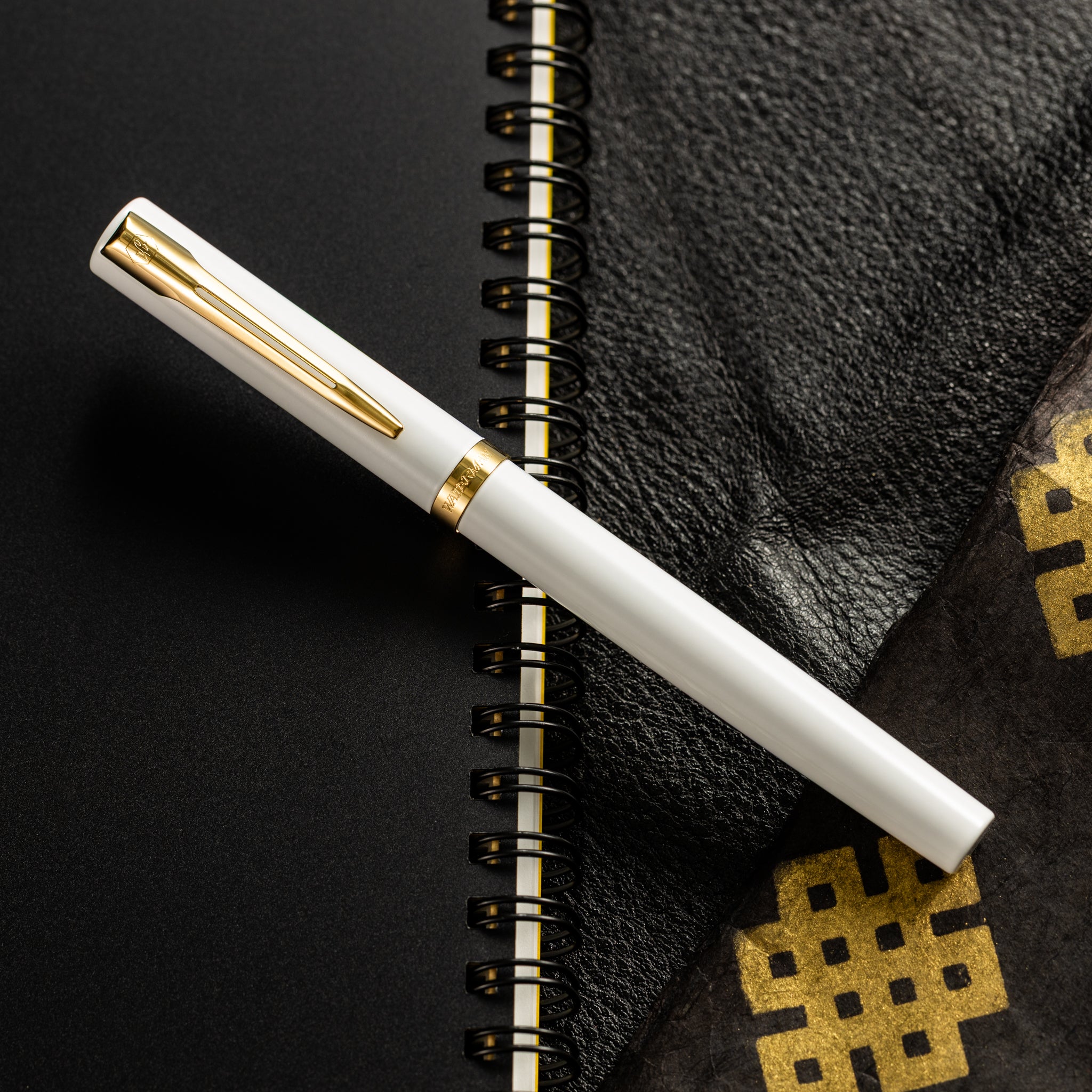 Waterman Impression Fountain Pen - White GT - Pen Boutique Ltd