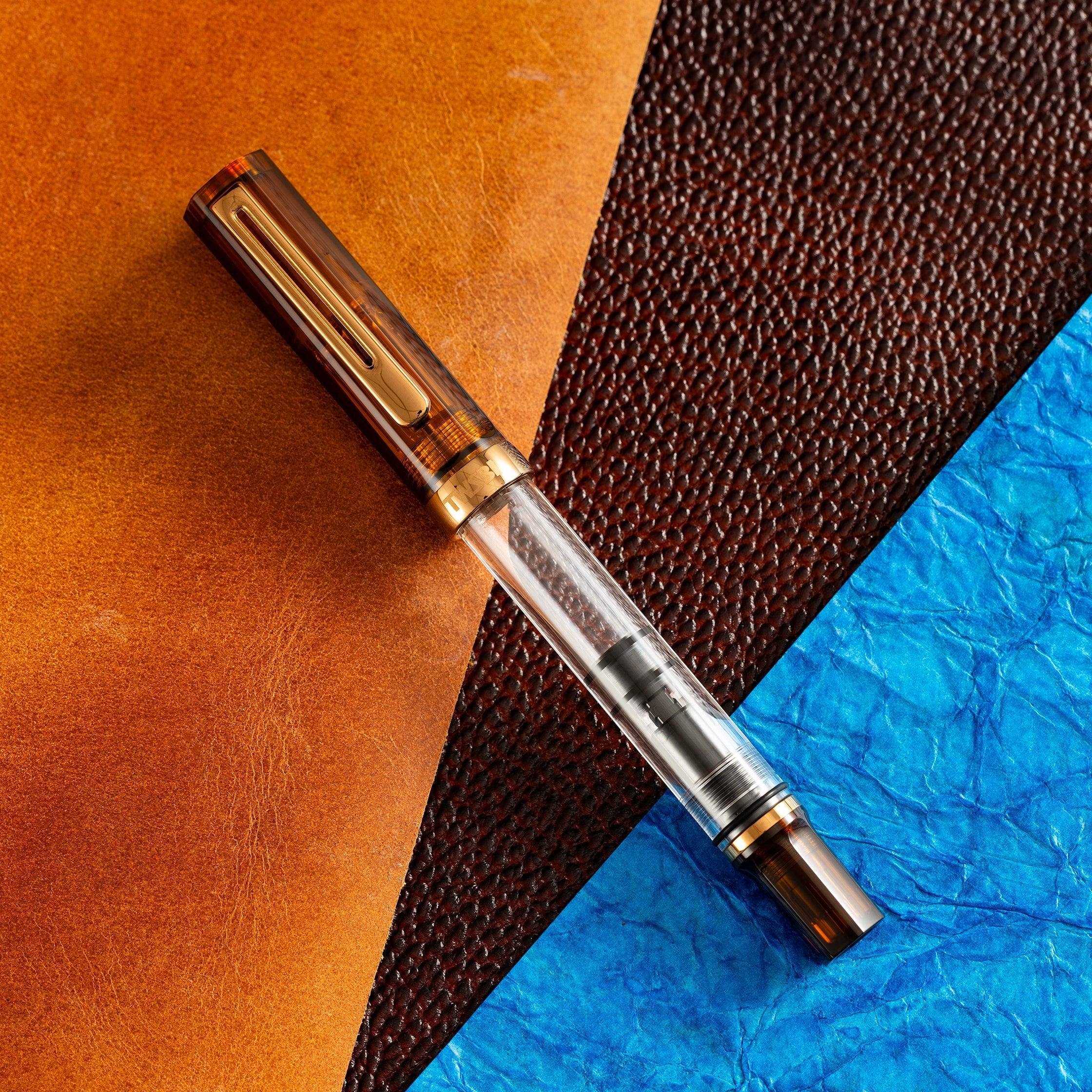 TWSBI Eco Fountain Pen - RootBeer - Bronze Trim - Pen Boutique Ltd