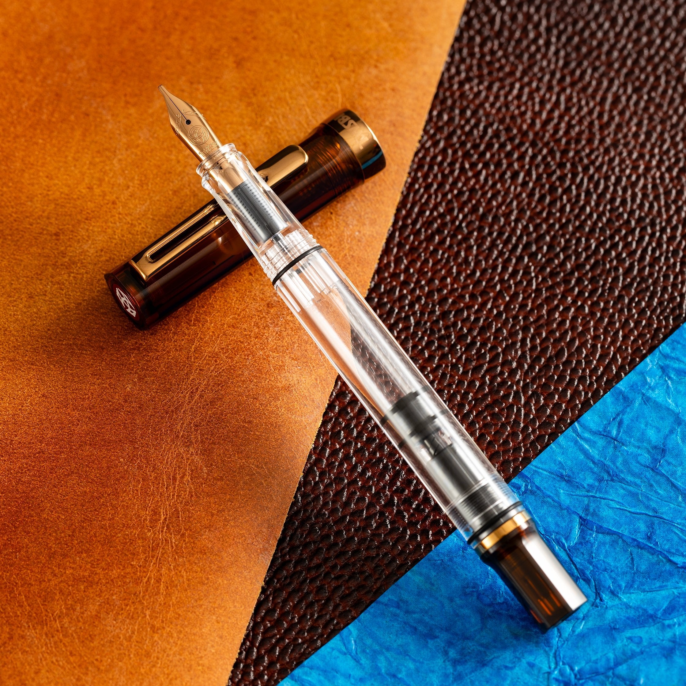 TWSBI Eco Fountain Pen - RootBeer - Bronze Trim - Pen Boutique Ltd