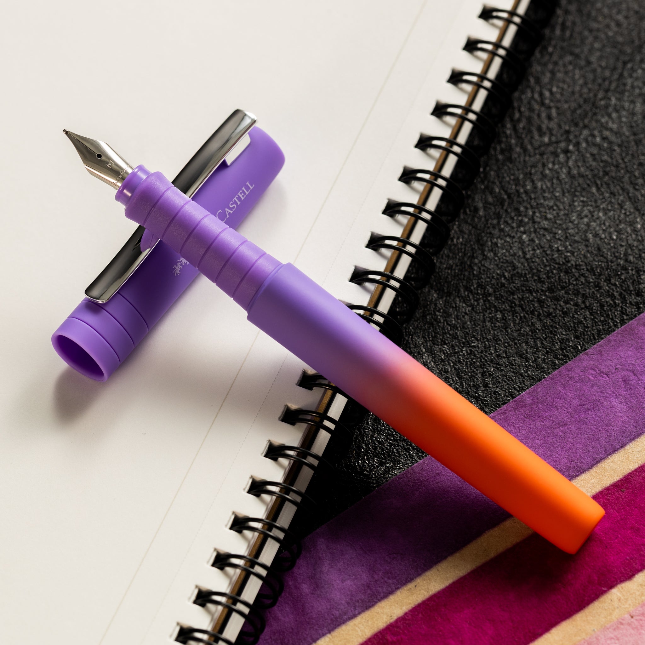 Faber - Castell Poly Flow Fountain Pen - Punch Melon - Pen Boutique Ltd