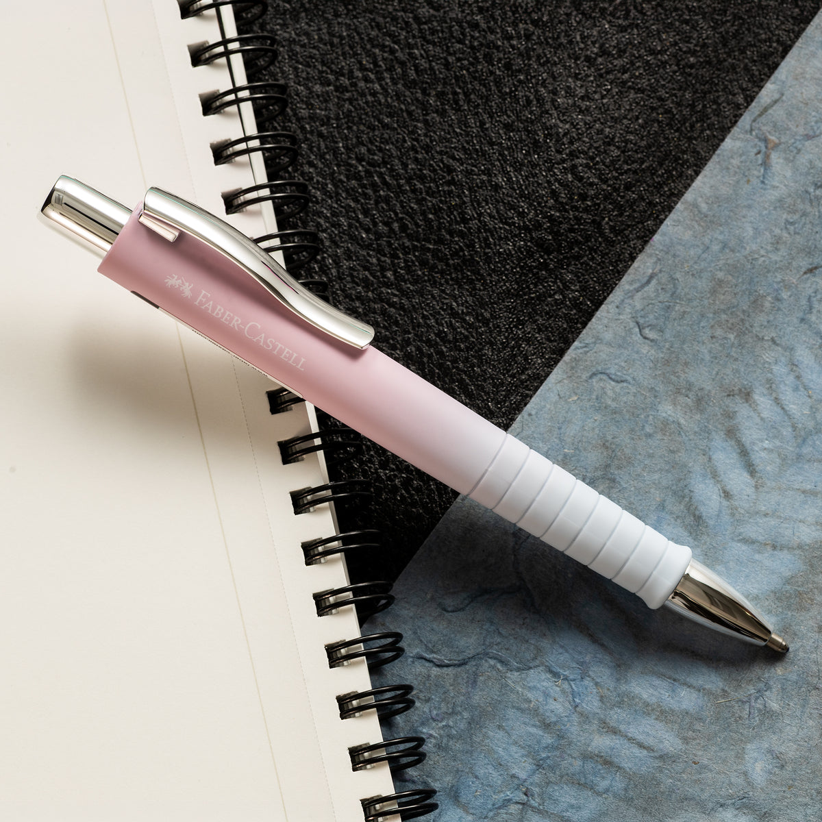 Faber - Castell Poly Flow Ball Ballpoint Pen - Blushing Sky - Pen Boutique Ltd