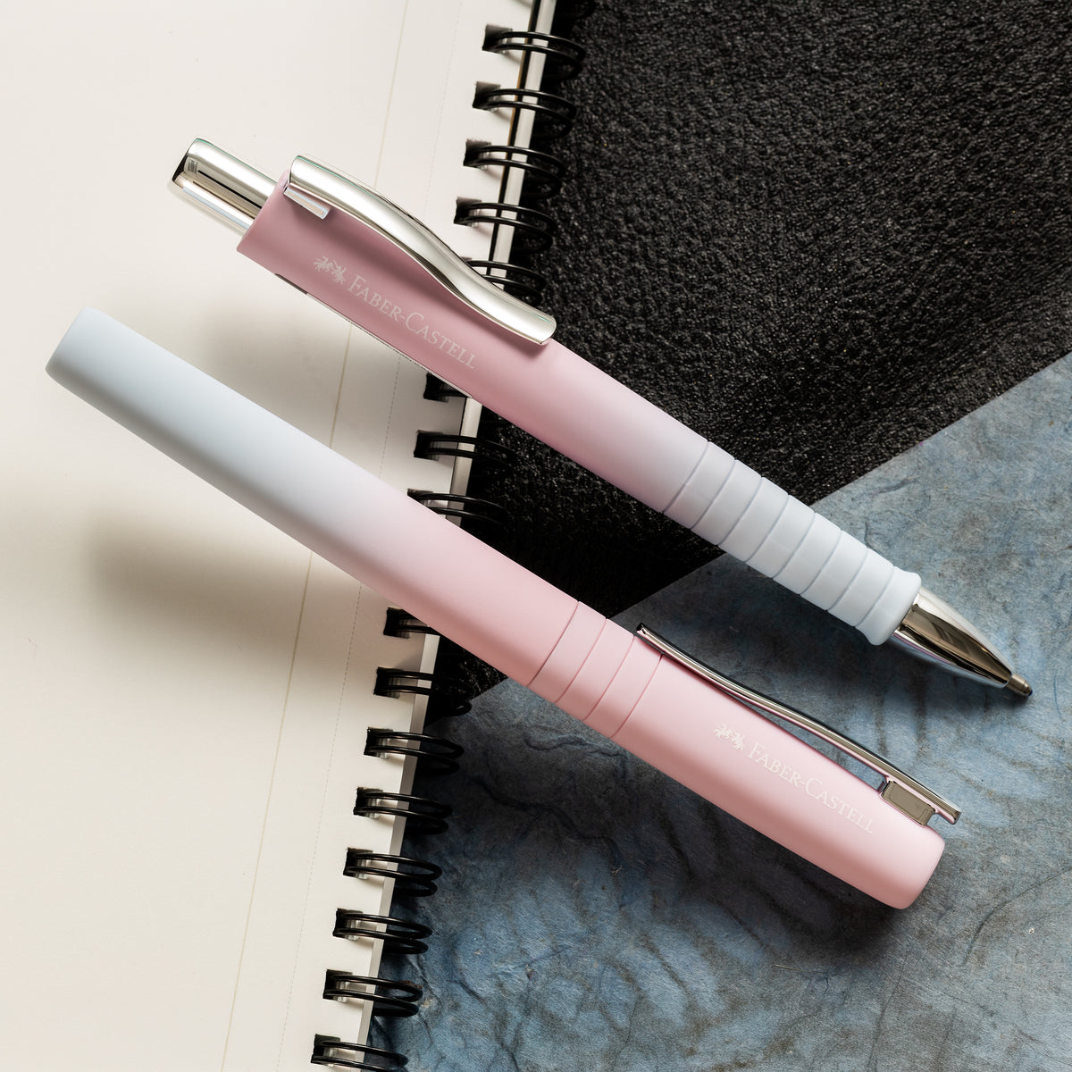Faber - Castell Poly Flow Fountain Pen - Blushing Sky - Pen Boutique Ltd