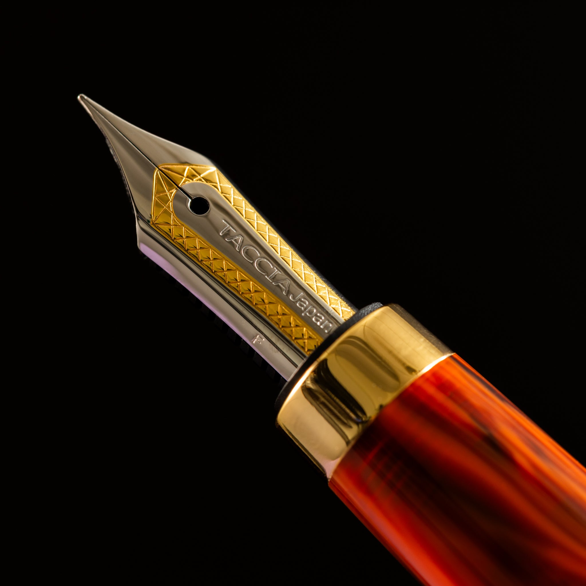 Taccia Covenant SE Fountain Pen - Persimmon Winds - Stainless Steel Nib - Pen Boutique Ltd