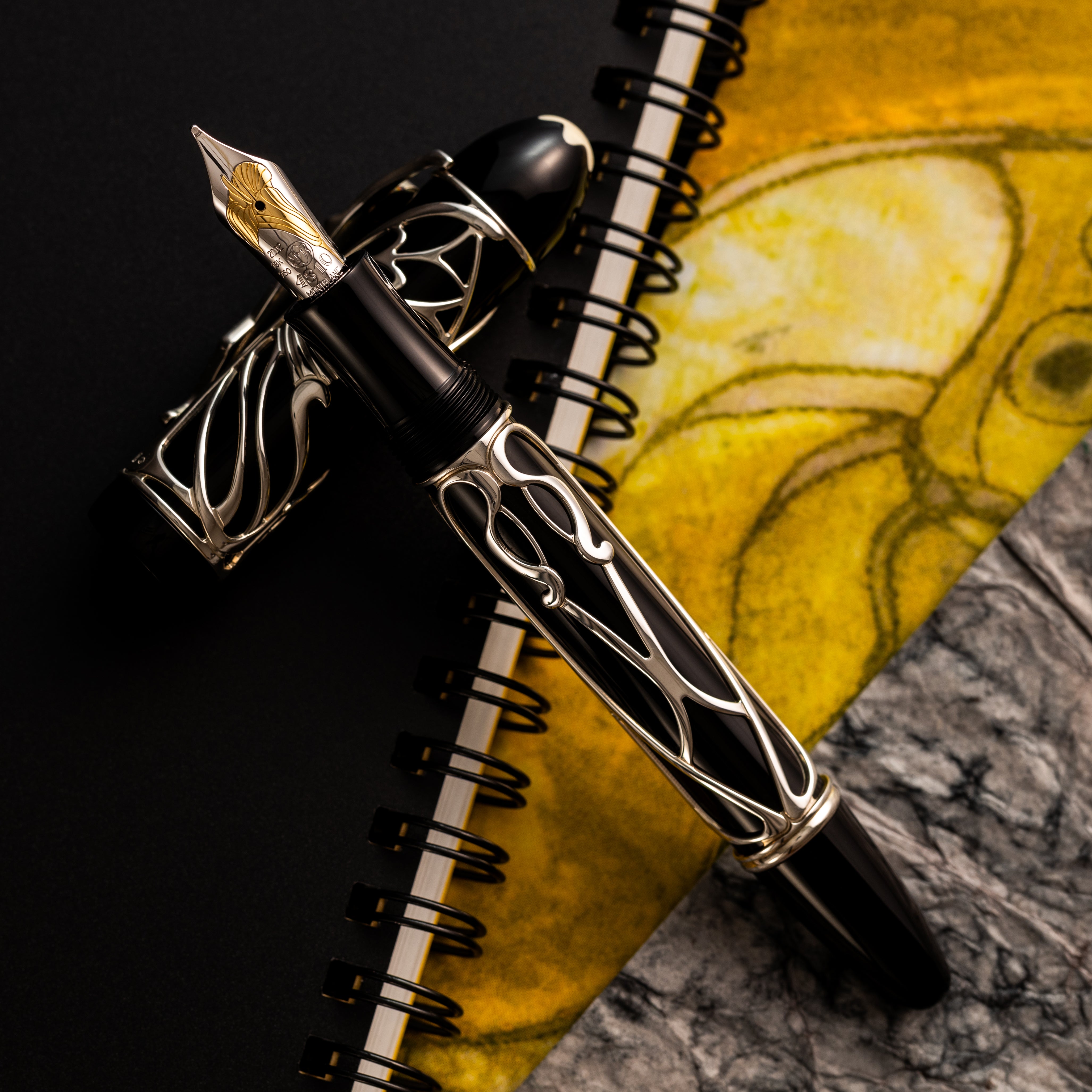 Montblanc Patron of Art Fountain Pen - Andrew Carnegie (Limited Edition 4810) - Pen Boutique Ltd