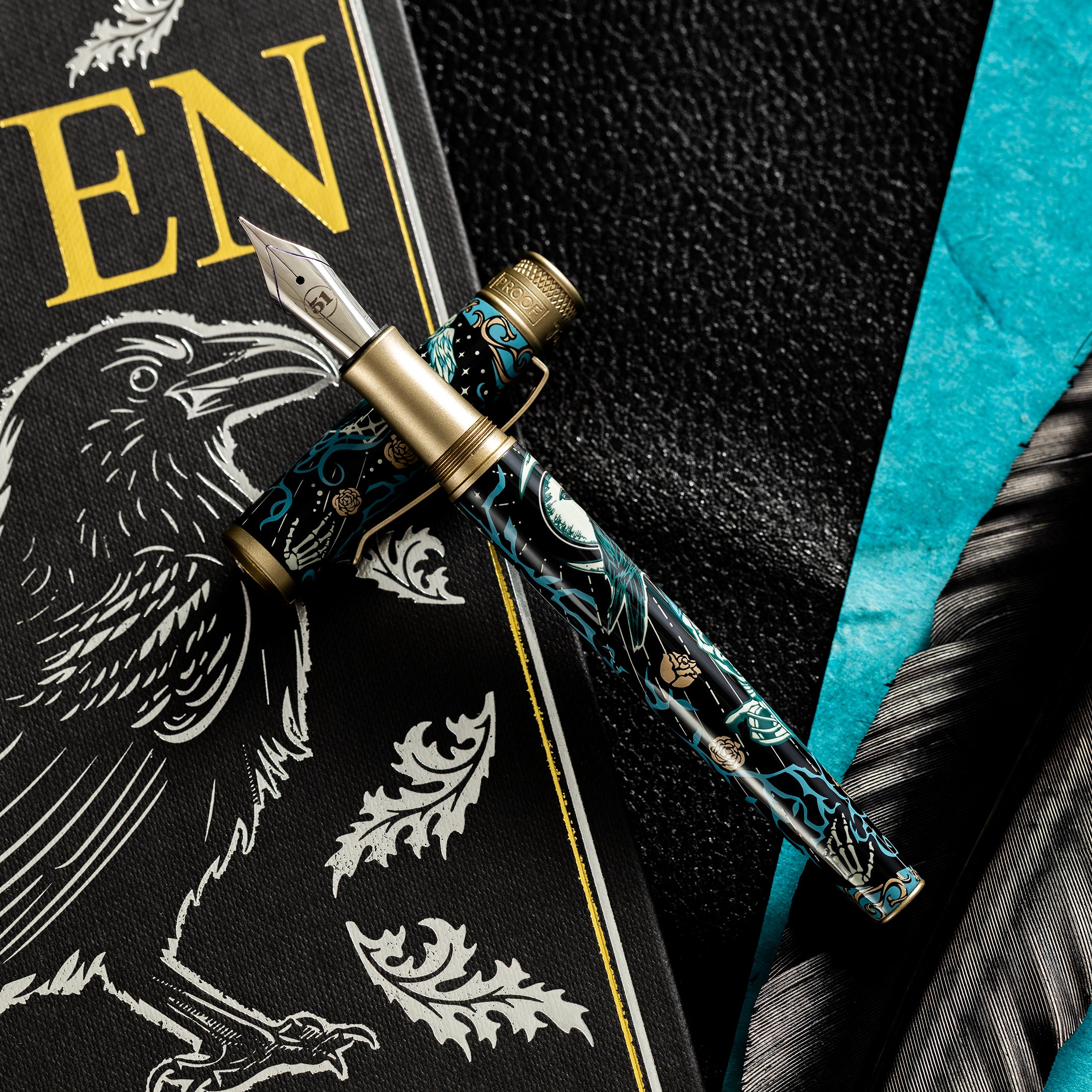 Retro 51 Tornado Fountain Pen - Raven 4 (Pen Boutique Exclusive) - Pen Boutique Ltd