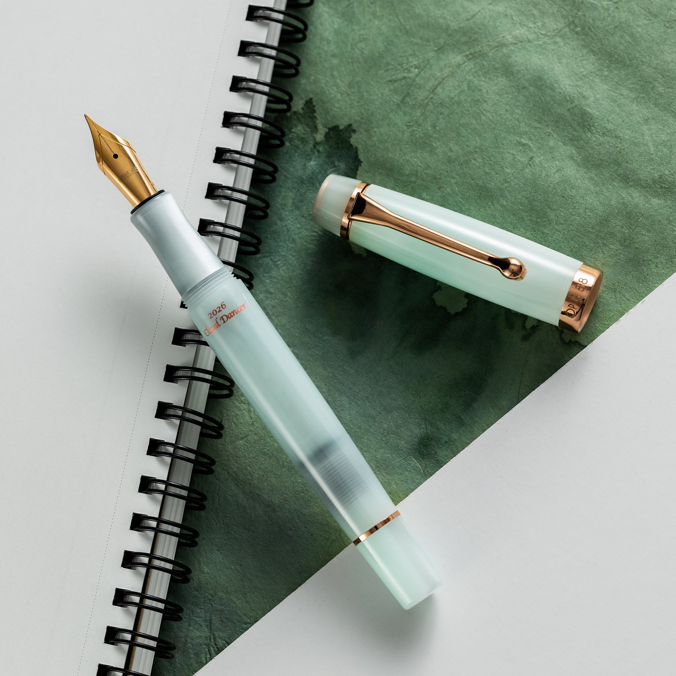 Opus 88 Harmony Fountain Pen - Cloud Dancer - Pen Boutique Ltd