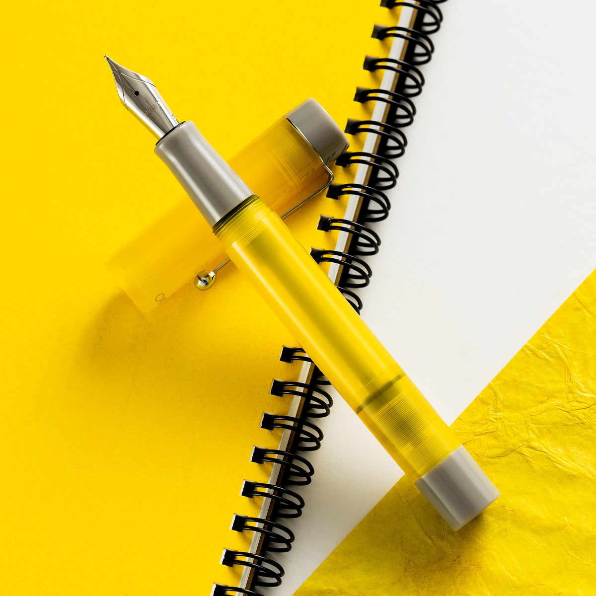 Opus 88 Demo Fountain Pen - 2021 Yellow - Pen Boutique Ltd