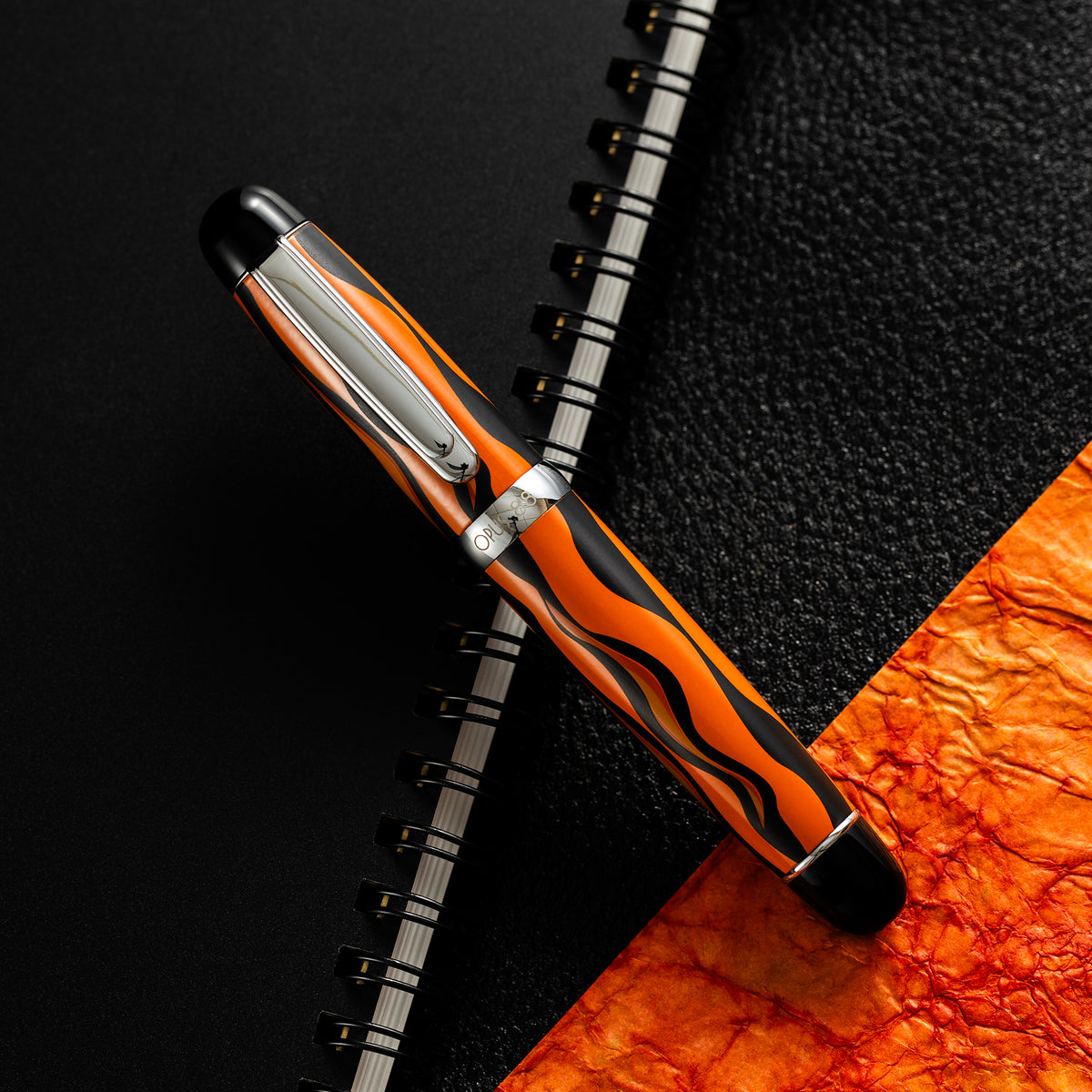 Opus 88 Mini Fountain Pen - Bengal Tiger - Pen Boutique Ltd