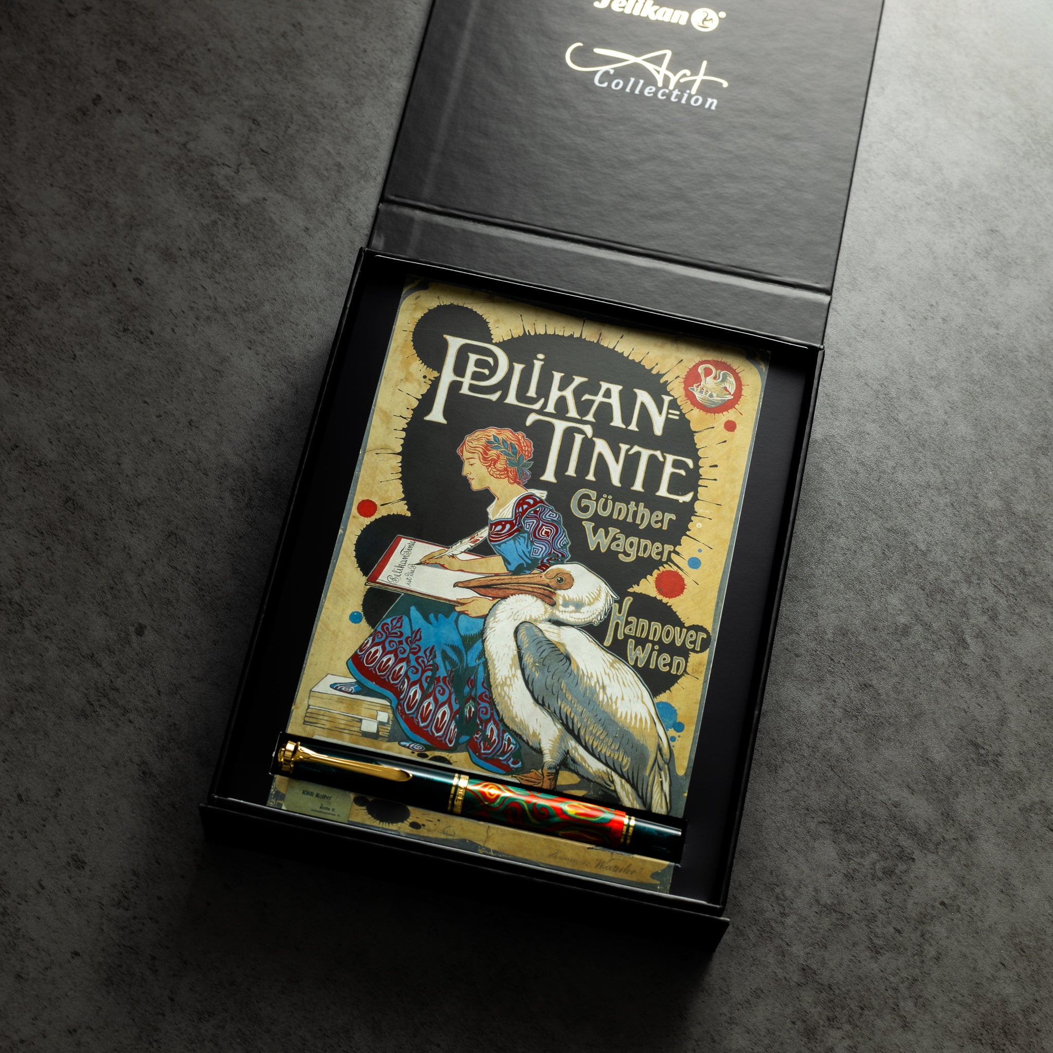 Pelikan Souverän® M601 Fountain Pen - Art Collection II Rudi Rother (Special Edition)-Pen Boutique Ltd