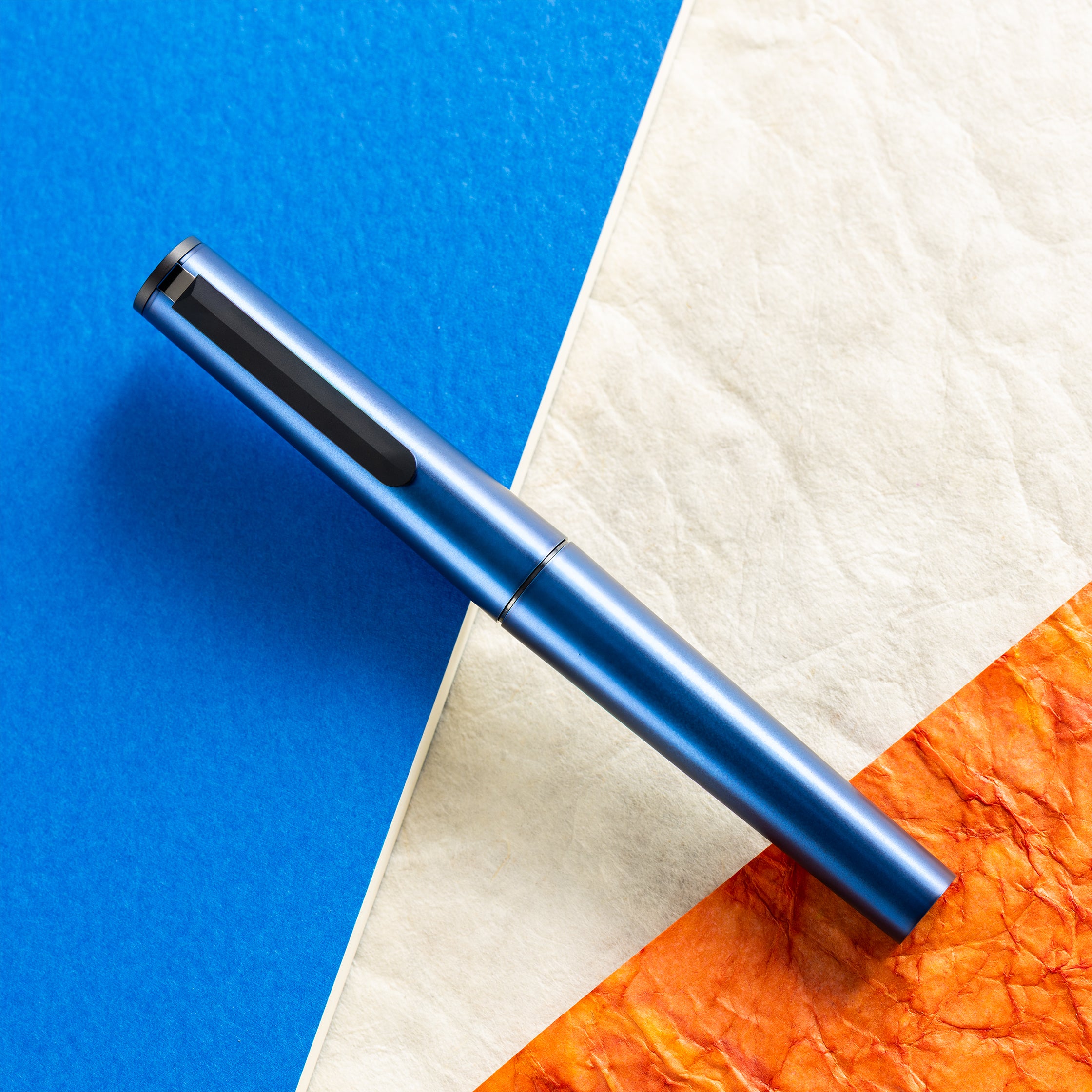 Sailor Tuzu Adjust Forge Fountain Pen - Metallic Blue - Pen Boutique Ltd