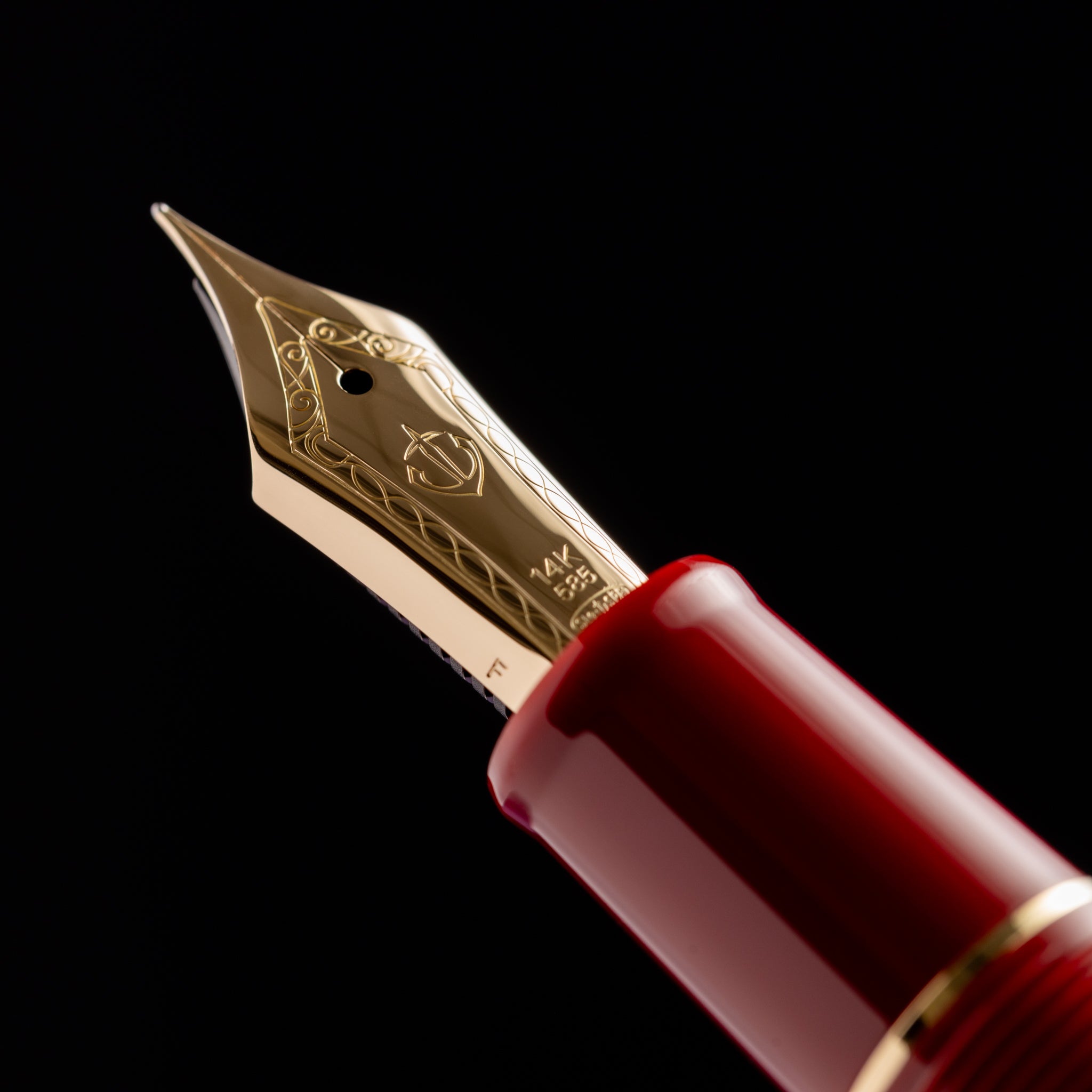 Sailor 1911L Fountain Pen - Red - 14K Gold Trim - Pen Boutique Ltd