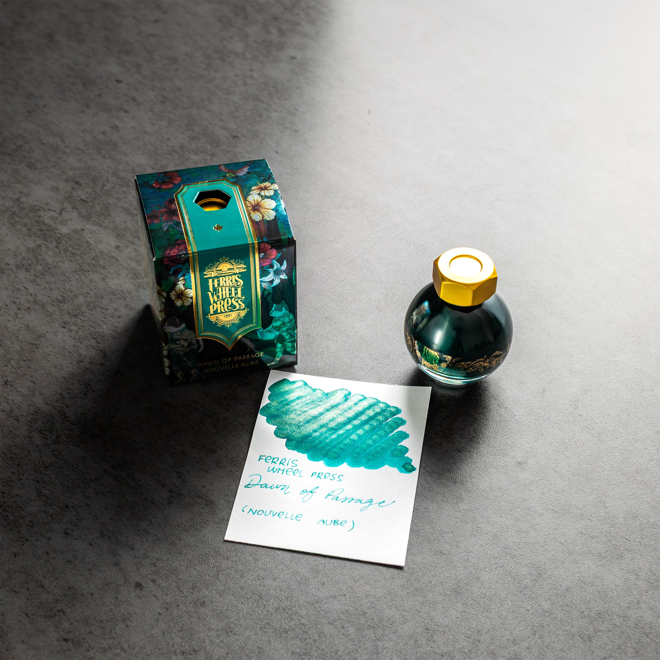 Ferris Wheel Press FerriTales The Book of Knights Ink Bottle - Dawn of Passage - 20ml - Pen Boutique Ltd
