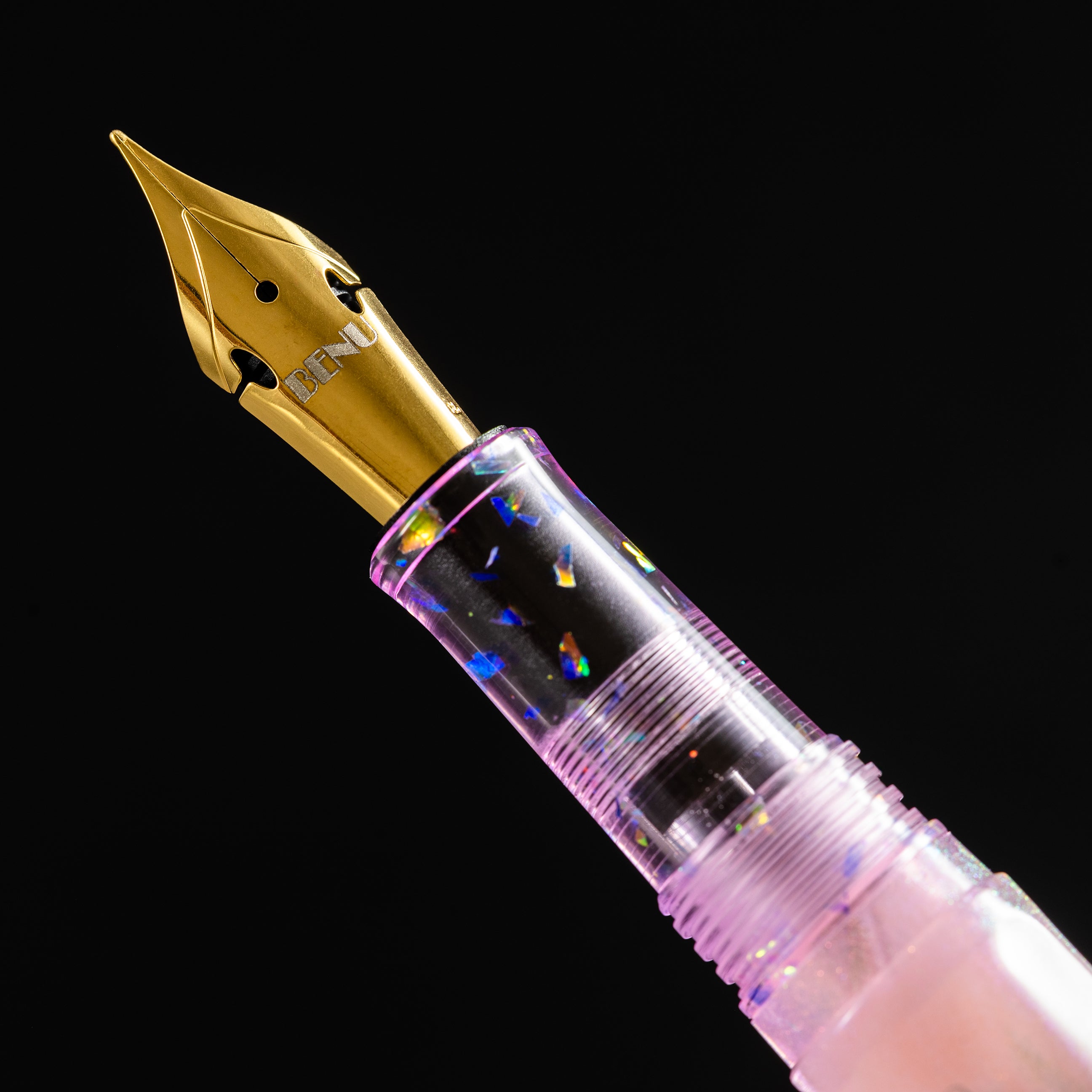 Benu Talisman Fountain Pen - Pink Opal - Pen Boutique Ltd