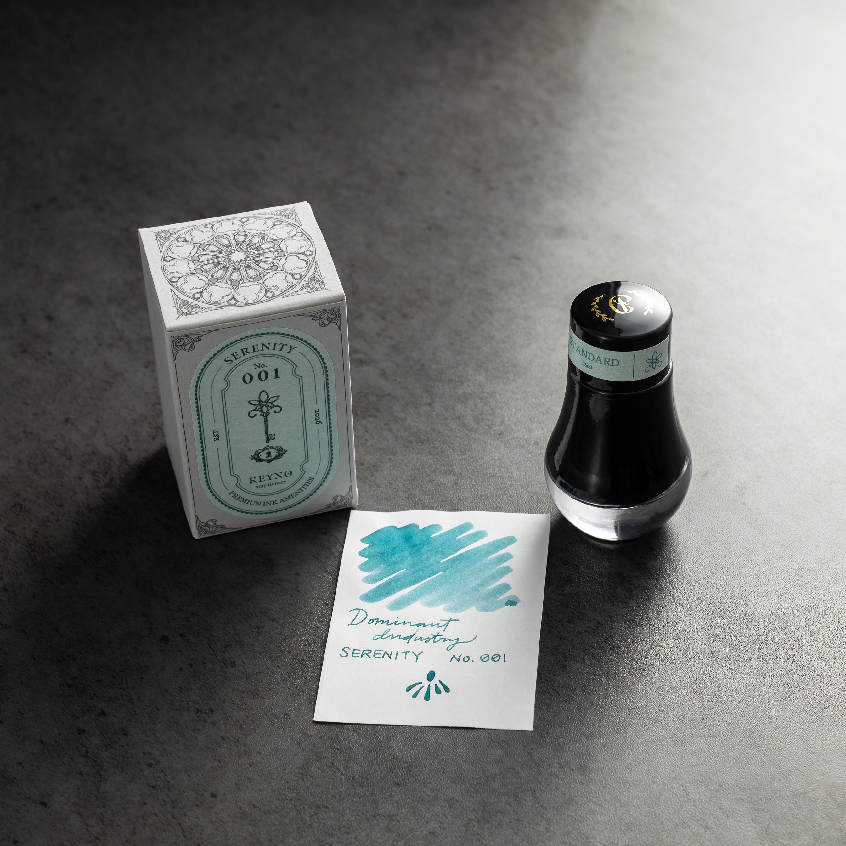 Dominant Industry Standard Ink Bottle - Serenity Key No. 001 - 25ml (Limited Edition) - Pen Boutique Ltd