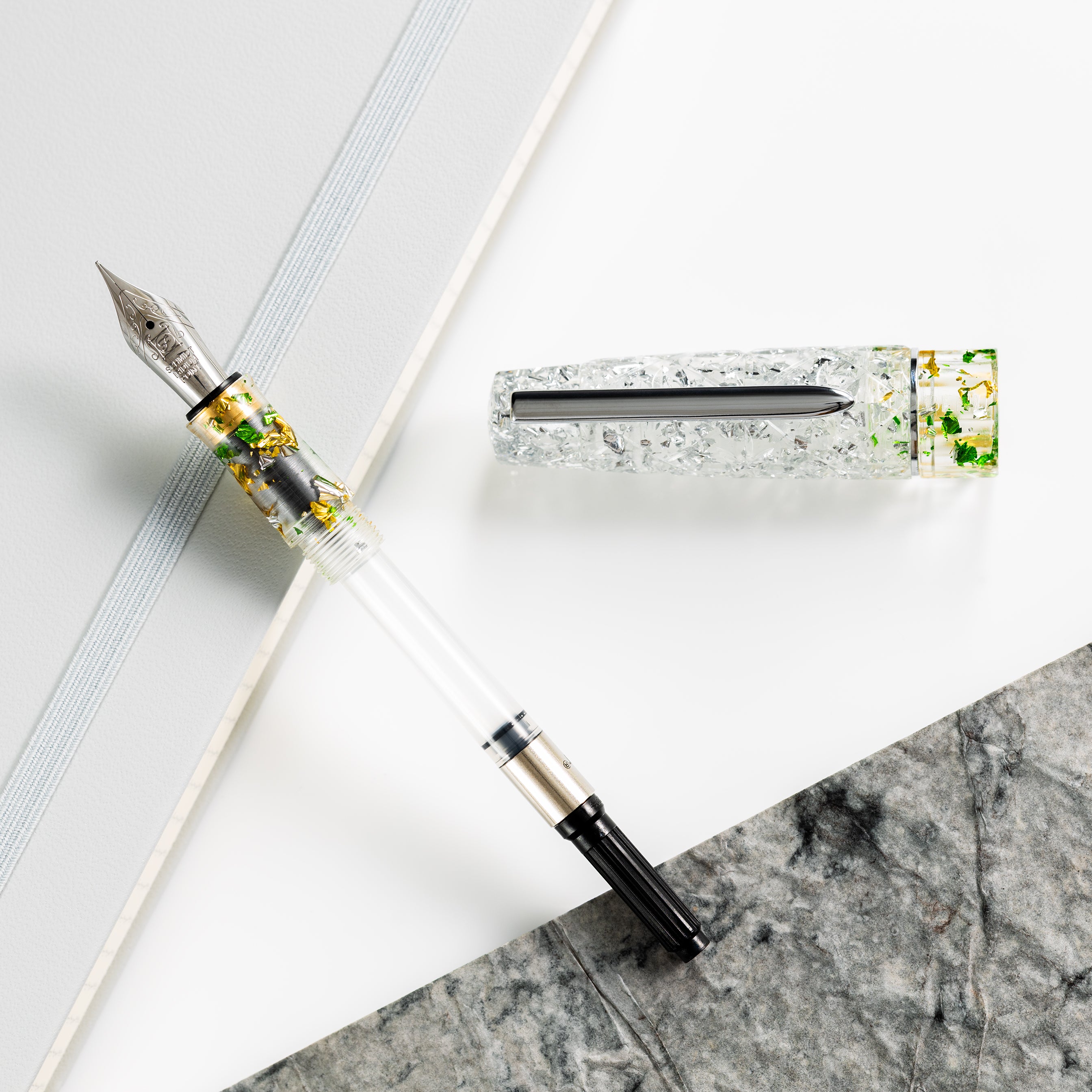Benu Cocktail Hour Fountain Pen - Mojito-Pen Boutique Ltd
