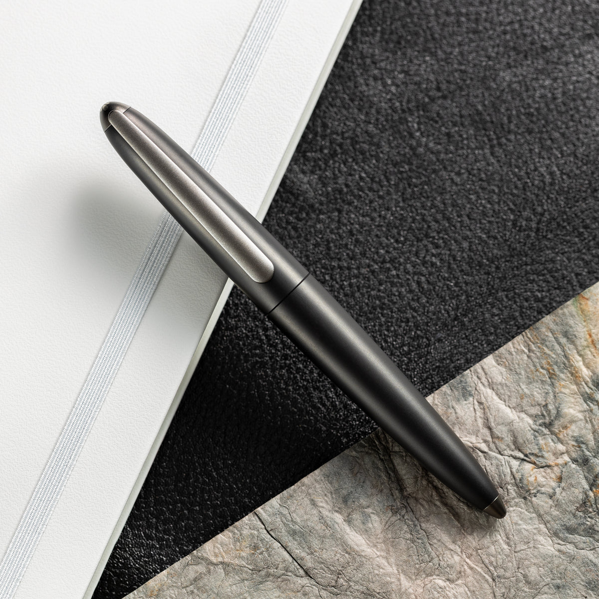 Diplomat Aero Rollerball Pen - Pure Black (Limited Edition) - Pen Boutique Ltd