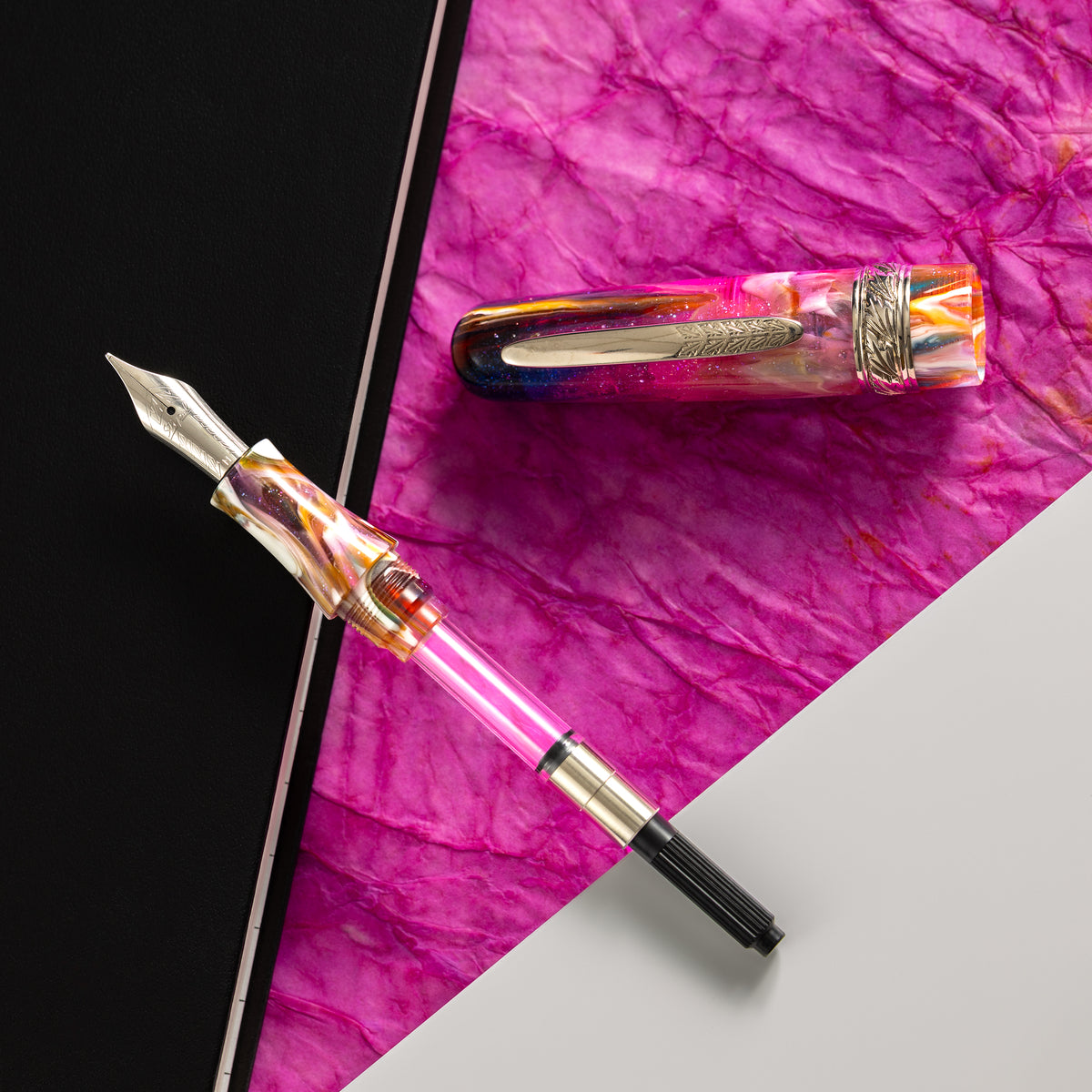 Stipula Etruria Fountain Pen - Primary Manipulation 6.5 (Limited Edition88) - Pen Boutique Ltd