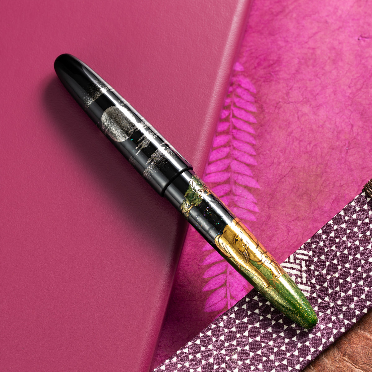 Sailor Bespoke Fountain Pen - King of Pens - Elephant in the Moonlight (Limited Edition) - Pen Boutique Ltd