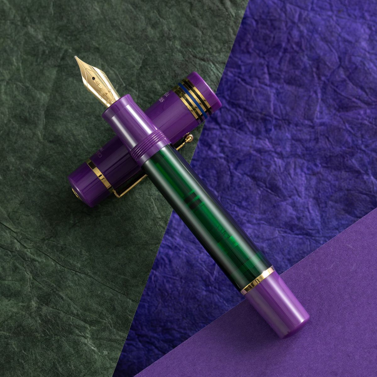 Delta Limited Edition Fountain Pen - Four Rings Sibilla - 14K Gold - Pen Boutique Ltd