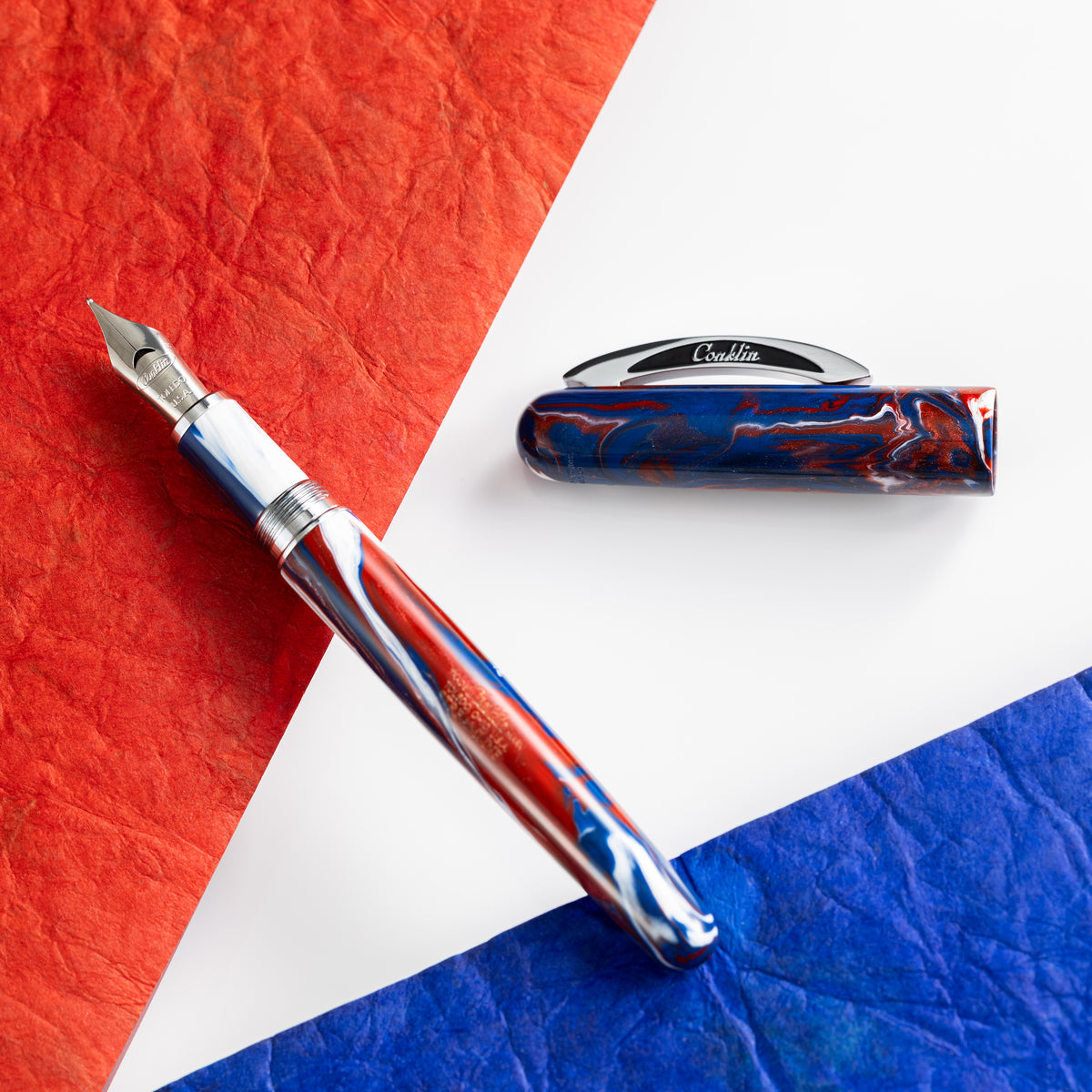 Conklin Streamline Fountain Pen - USA 250 - Chrome Trim (Limited Edition)