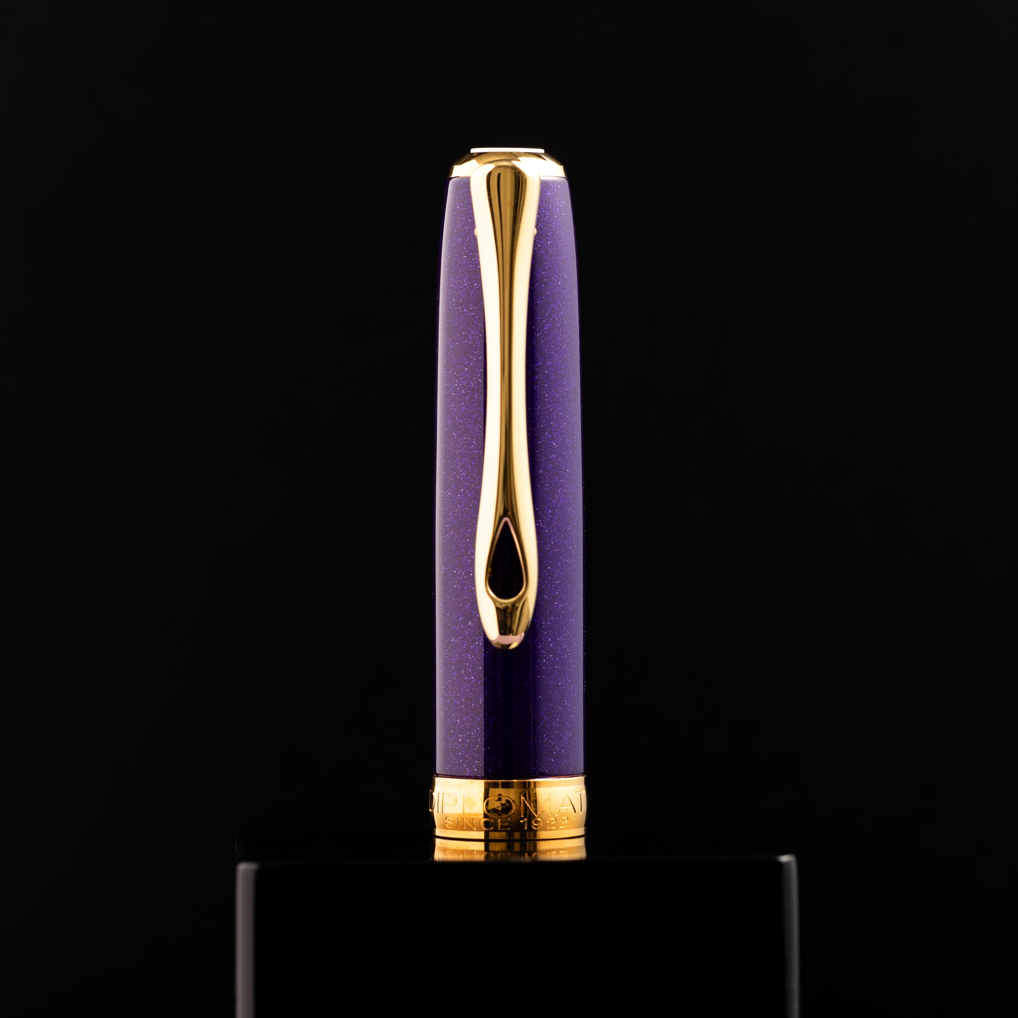 Diplomat Excellence A2 Fountain Pen - Violet Rain - 14K - Pen Boutique Ltd