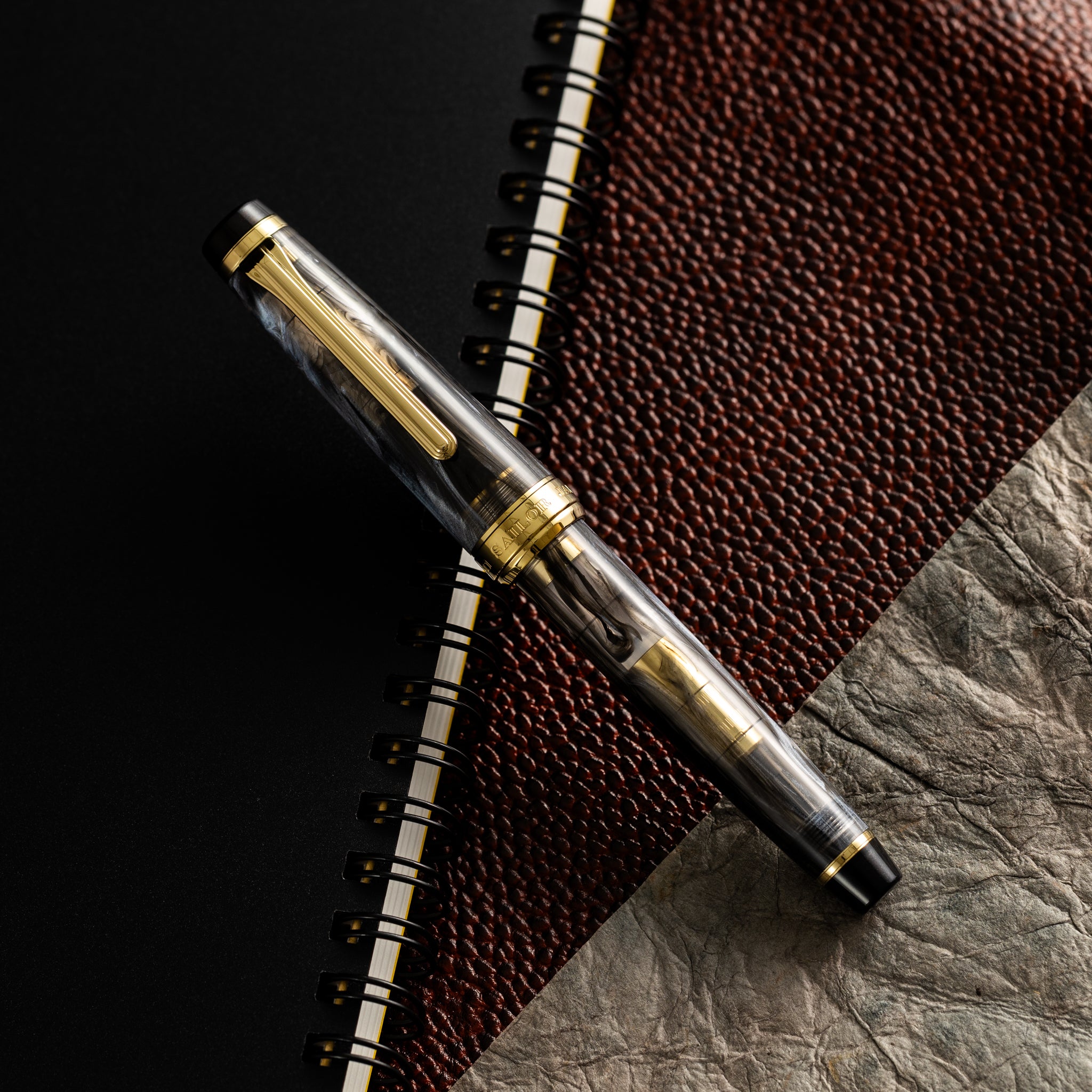 Sailor Professional Gear Fountain Pen - Limited Edition - Veilio 4th Series Pearl Black (Bespoke Dealer Exclusive) - Pen Boutique Ltd