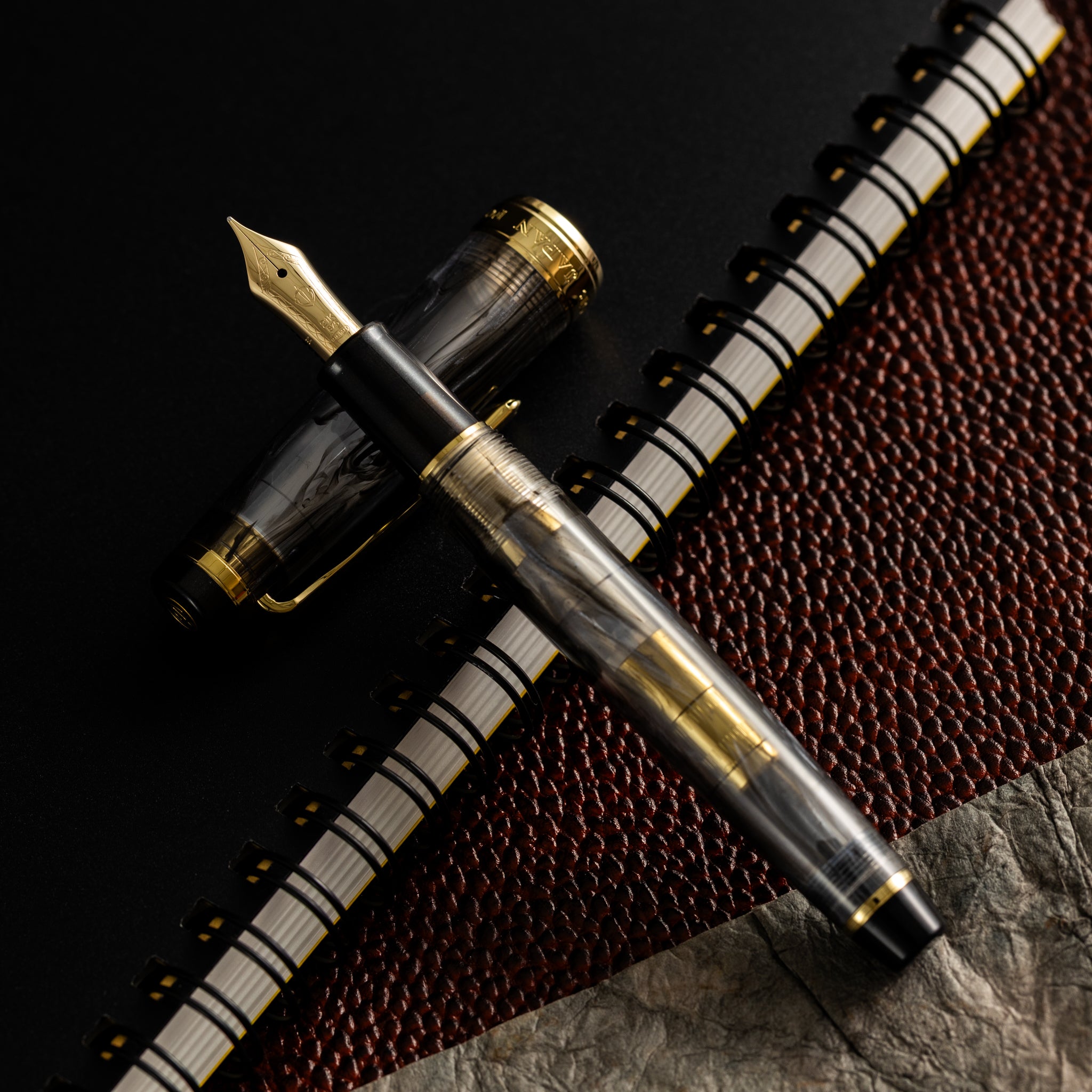 Sailor Professional Gear Fountain Pen - Limited Edition - Veilio 4th Series Pearl Black (Bespoke Dealer Exclusive) - Pen Boutique Ltd