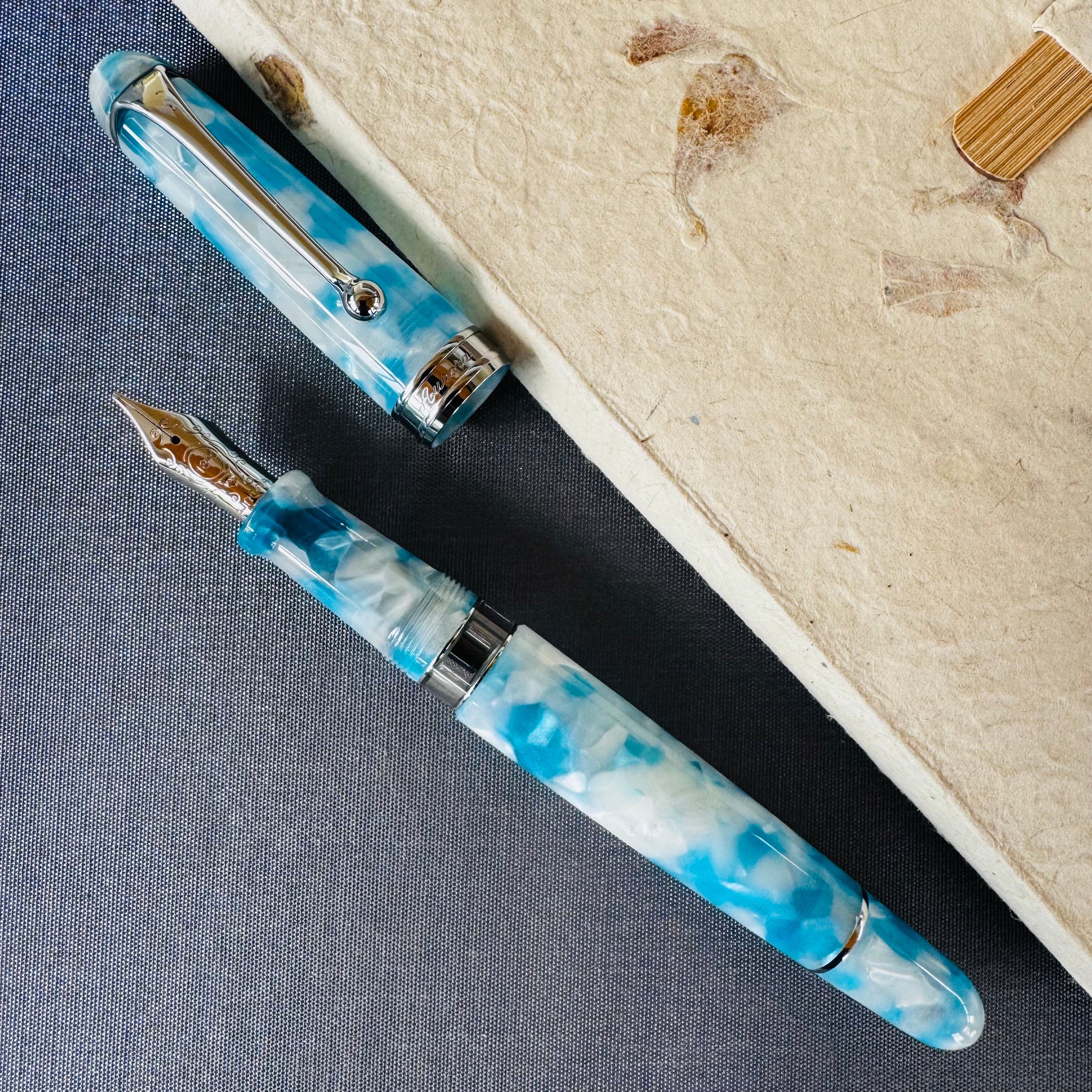 Aurora 888 Fountain Pen - Ortigia (Limited Edition) - Pen Boutique Ltd