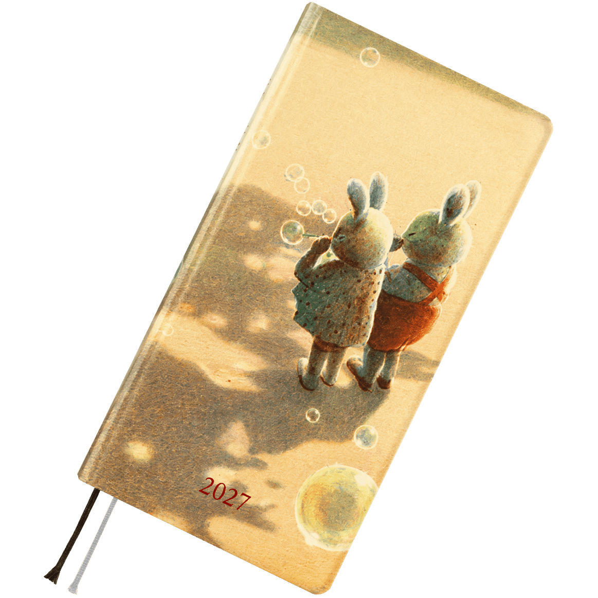 Hobonichi 2027 Light Hardcover English Book - Akiko Miyakoshi: Once, in Spring - Tall & Slim (Weeks - January Start) - Pen Boutique Ltd