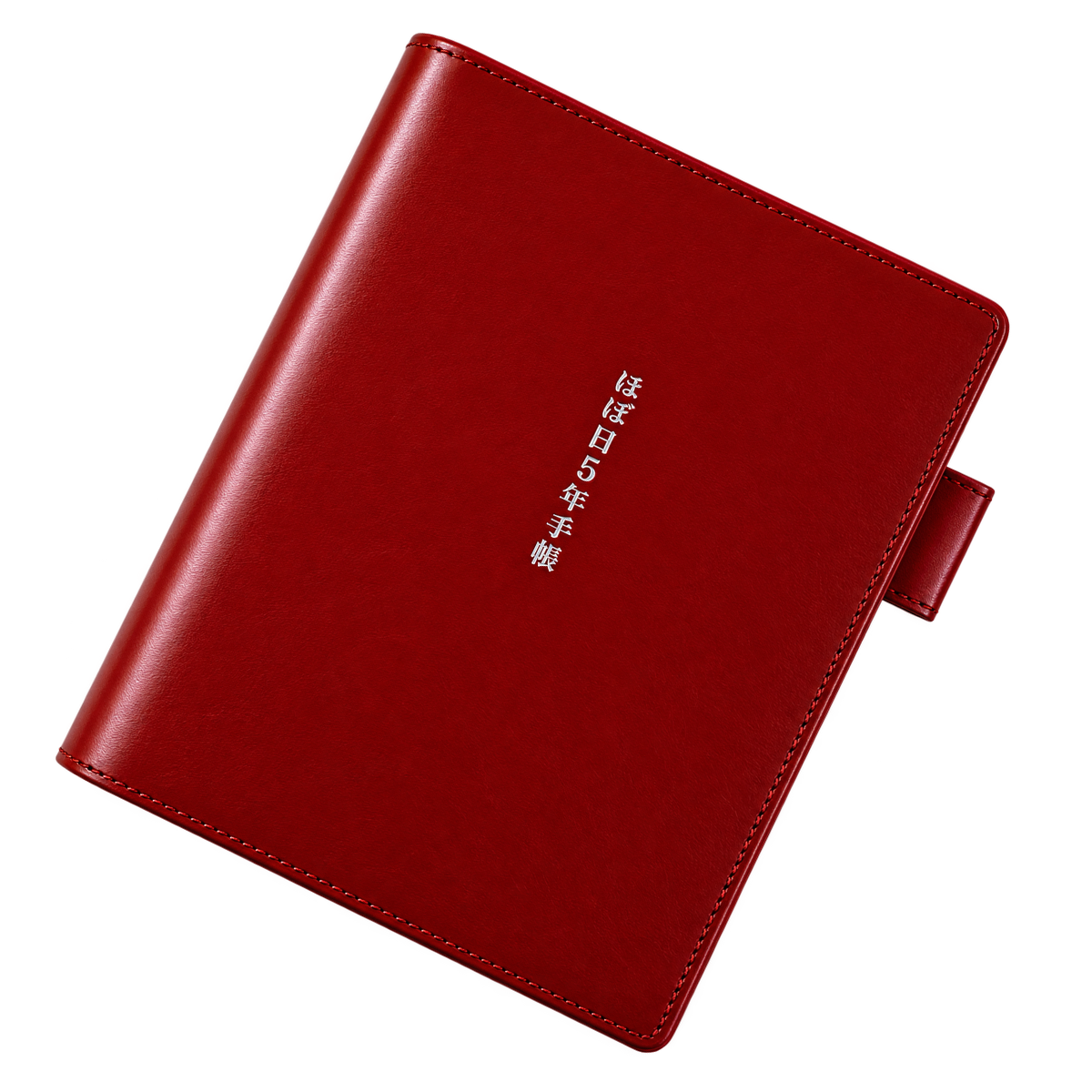 Hobonichi 5-Year Techo Leather Cover - Red - A6-Pen Boutique Ltd
