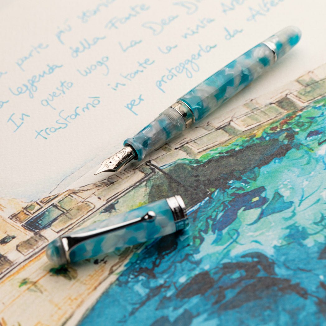 Aurora 888 Fountain Pen - Ortigia (Limited Edition) - Pen Boutique Ltd