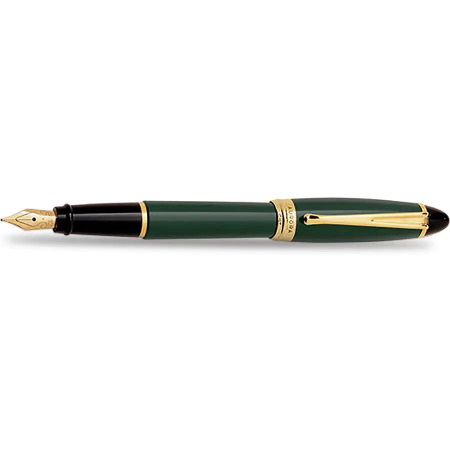 Aurora Ipsilon Fountain Pen - Green - Pen Boutique Ltd