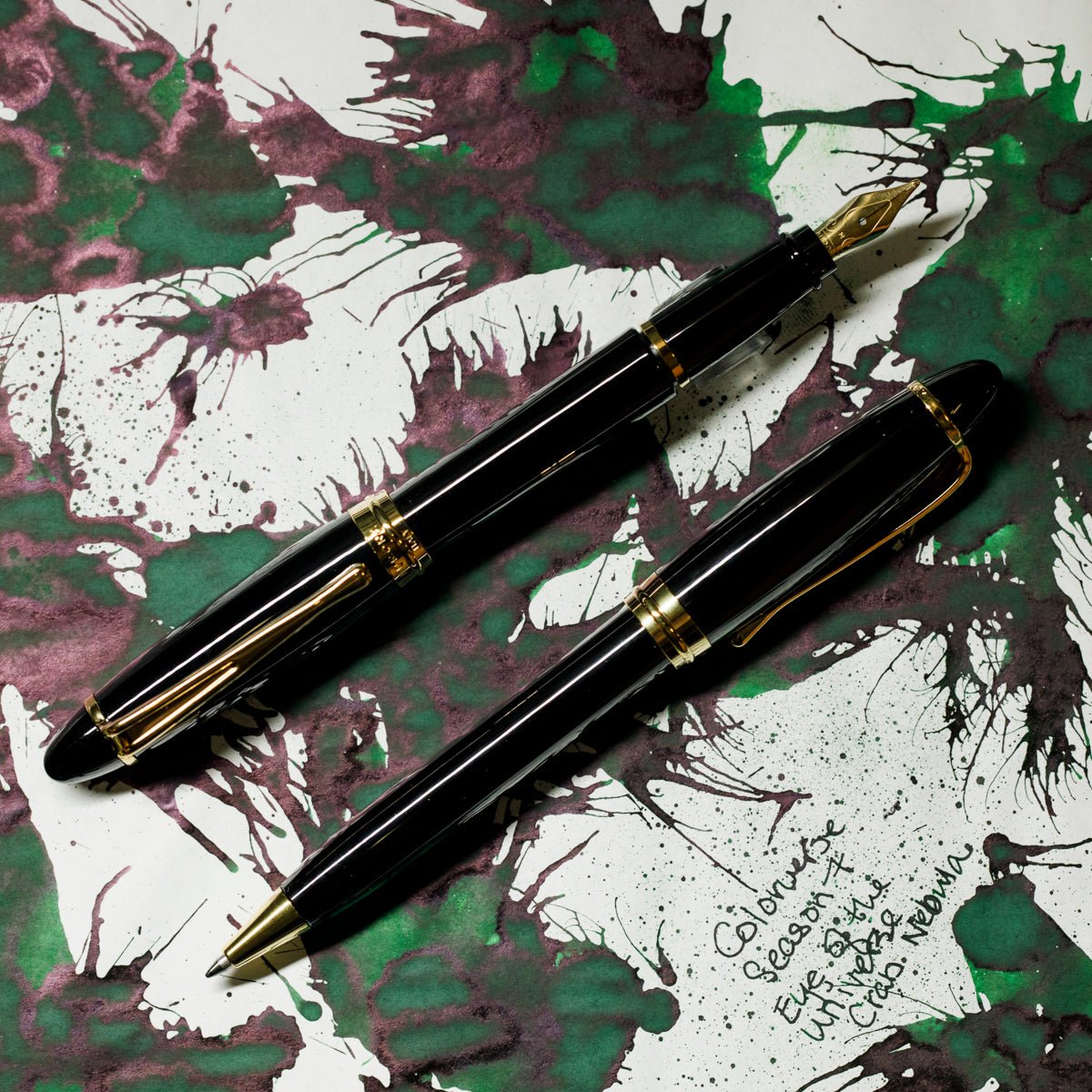 Aurora Ipsilon Fountain Pen - Black - Pen Boutique Ltd