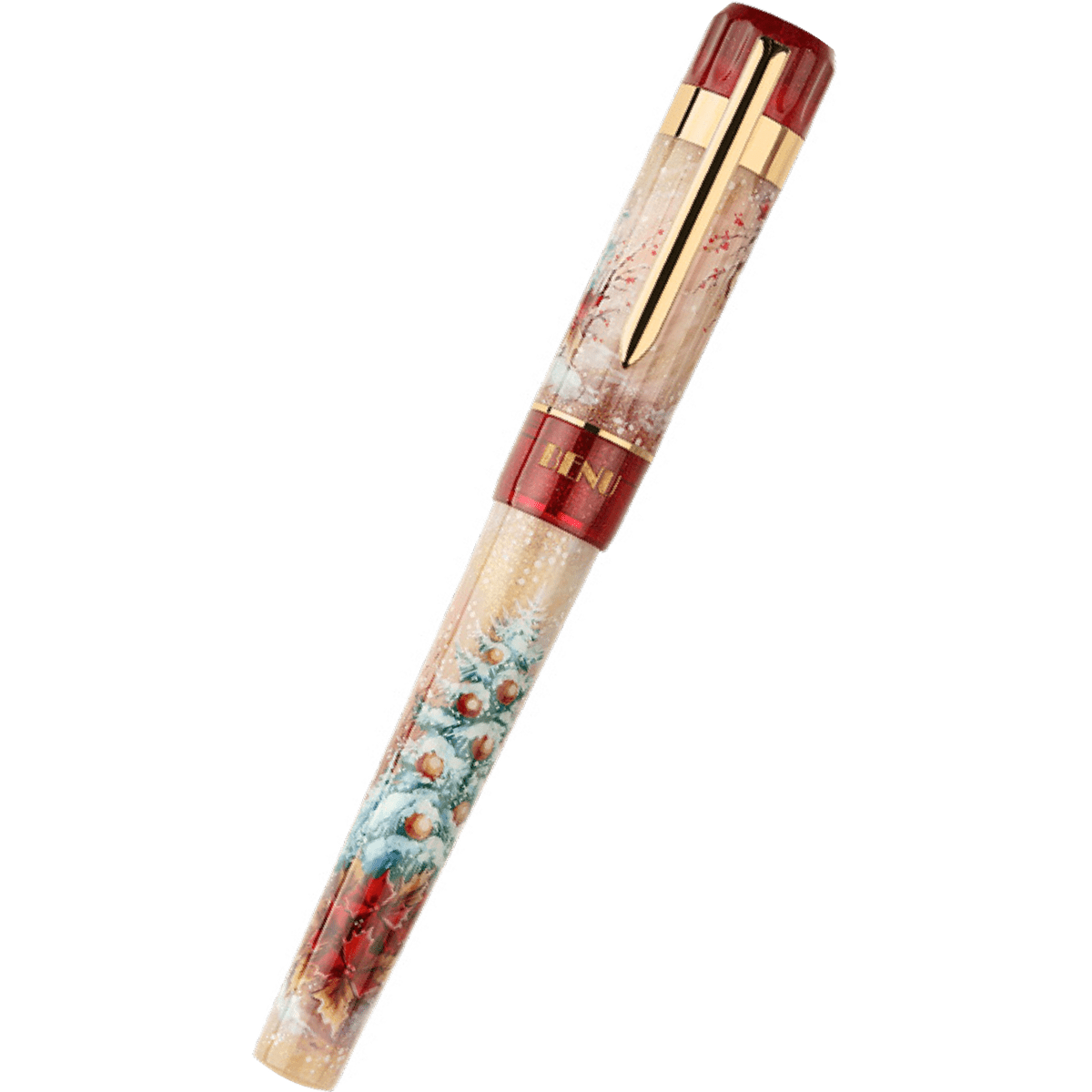 Benu Haute Fountain Pen - Tribute to Noel In Snow (Christmas Special Edition) - Pen Boutique Ltd