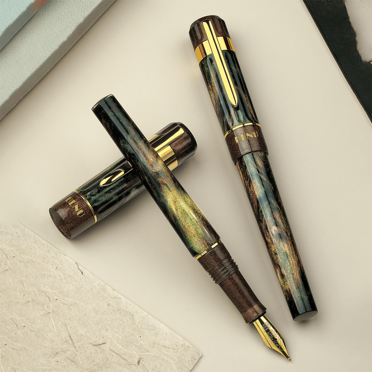 Benu Tribute Fountain Pen - Cézanne - Pen Boutique Ltd
