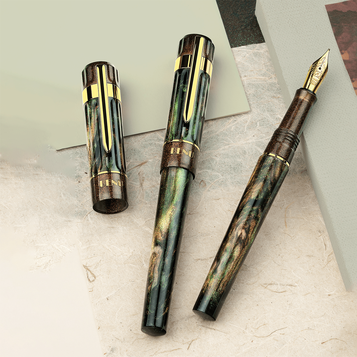 Benu Tribute Fountain Pen - Cézanne - Pen Boutique Ltd
