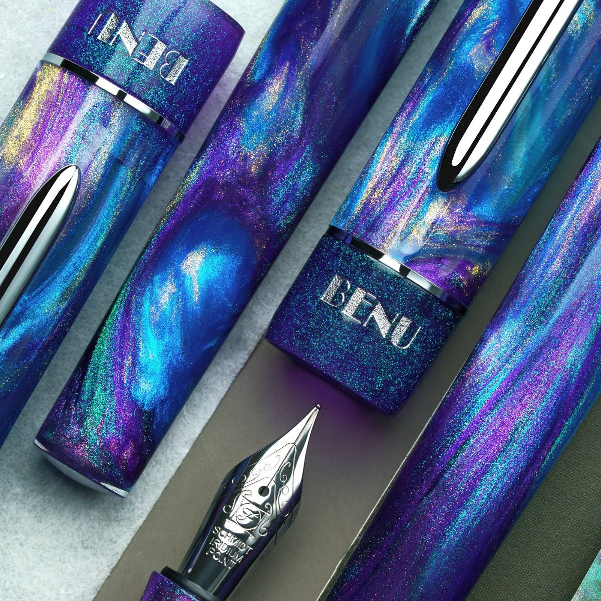 Benu Tribute Fountain Pen - Monet - Pen Boutique Ltd